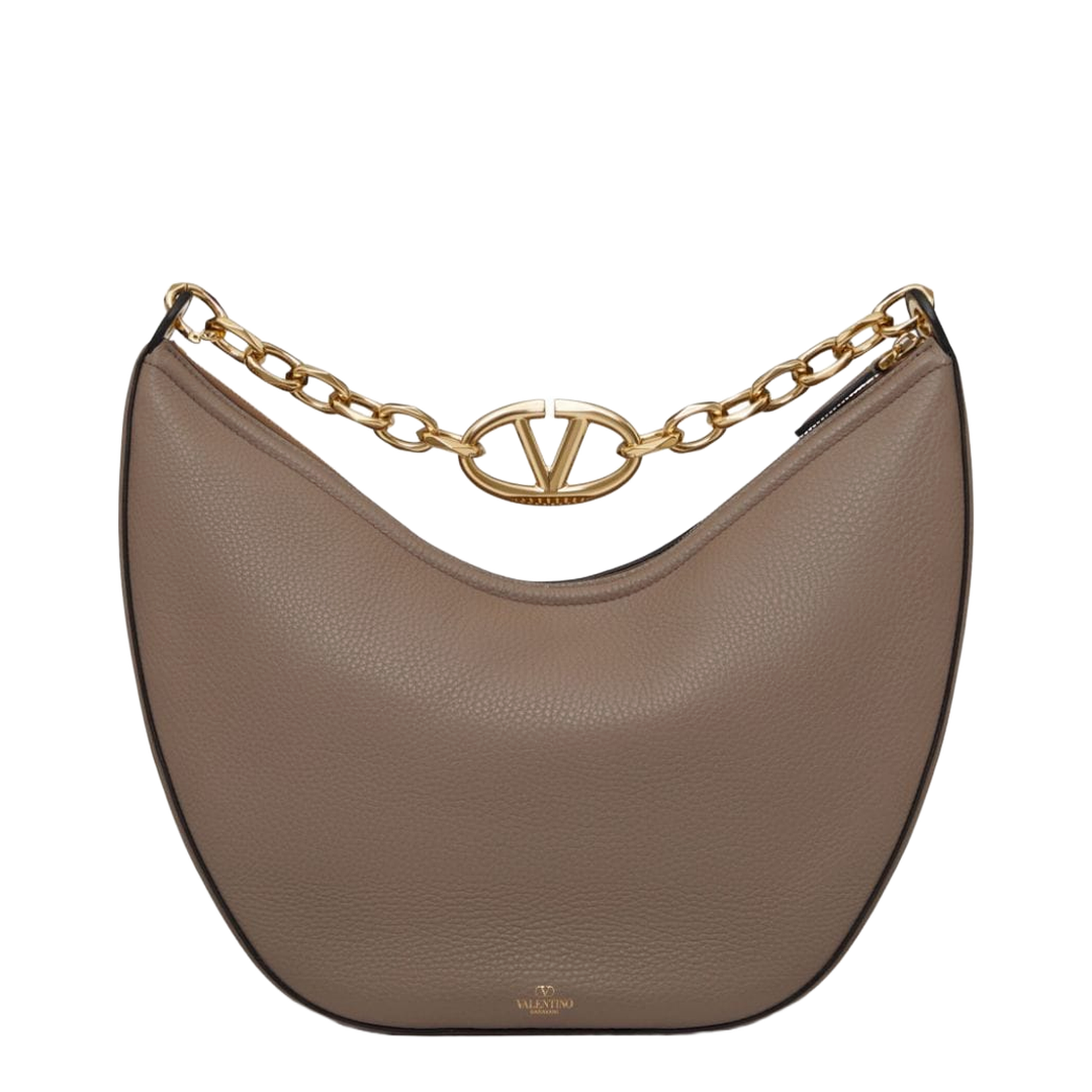 Vlogo Moon Medium Leather Shoulder Bag