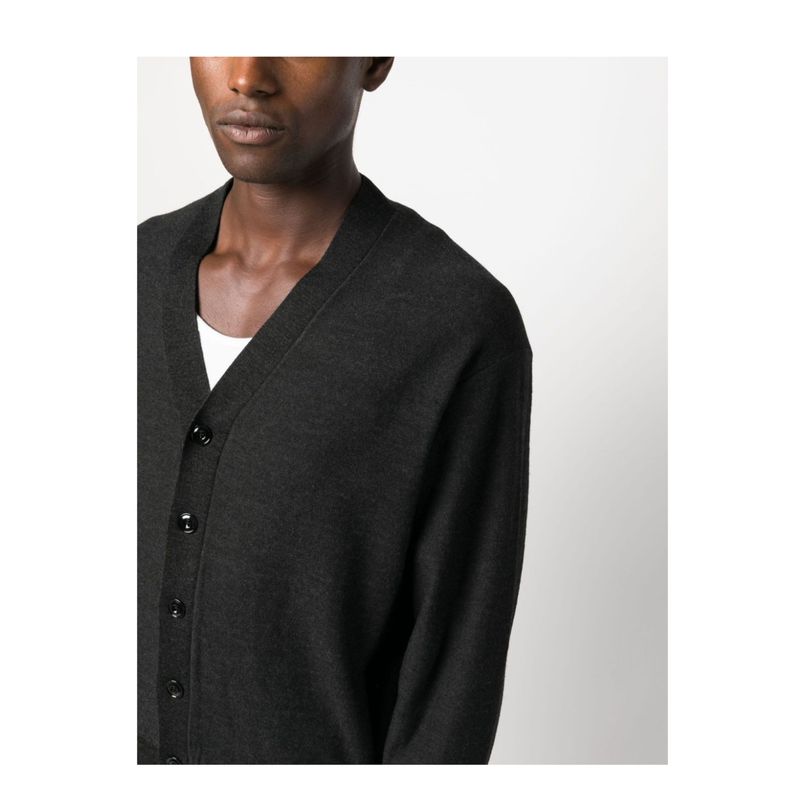 Wool V-Necked Cardigan