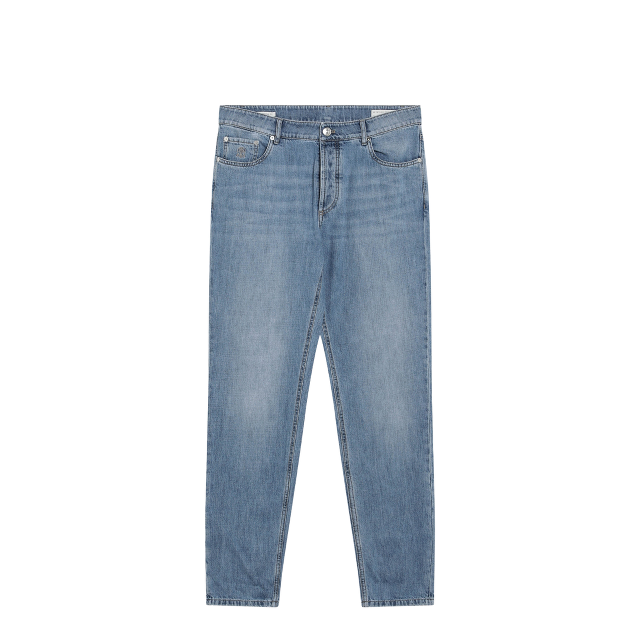 MAYFEYR - Brunello Cucinelli - Traditional-Fit Five-Pocket Jeans In Light Blue Denim - M0Z37D3210DEC1470