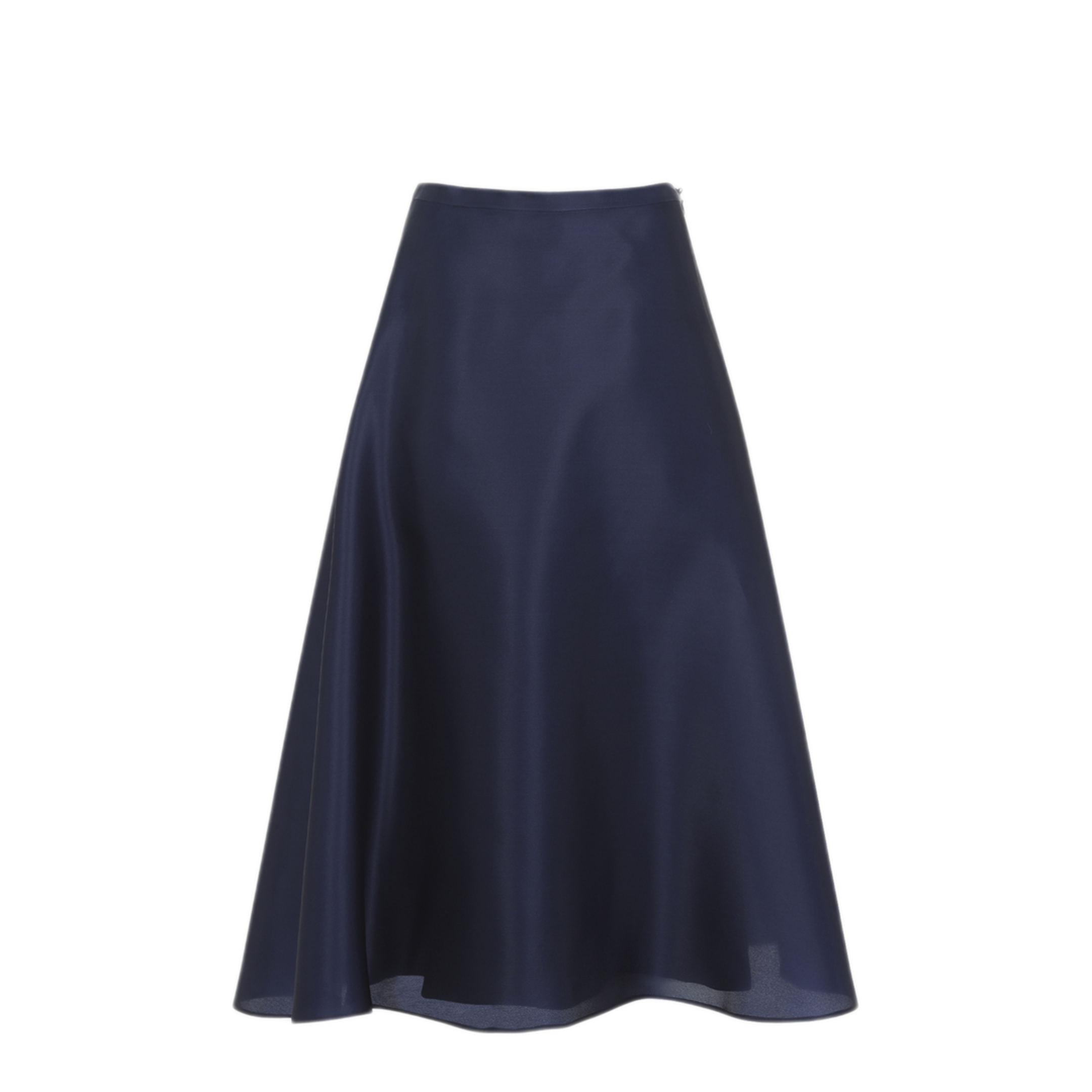MAYFEYR - ALBERTA FERRETTI - Blue Silk Midi Skirt - A010716190290