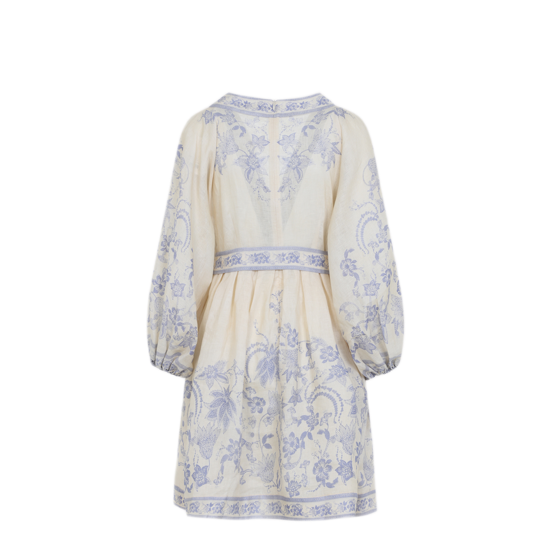 MAYFEYR - Zimmermann - Indra Plunge Mini Dress - 3500DSS262CREAM