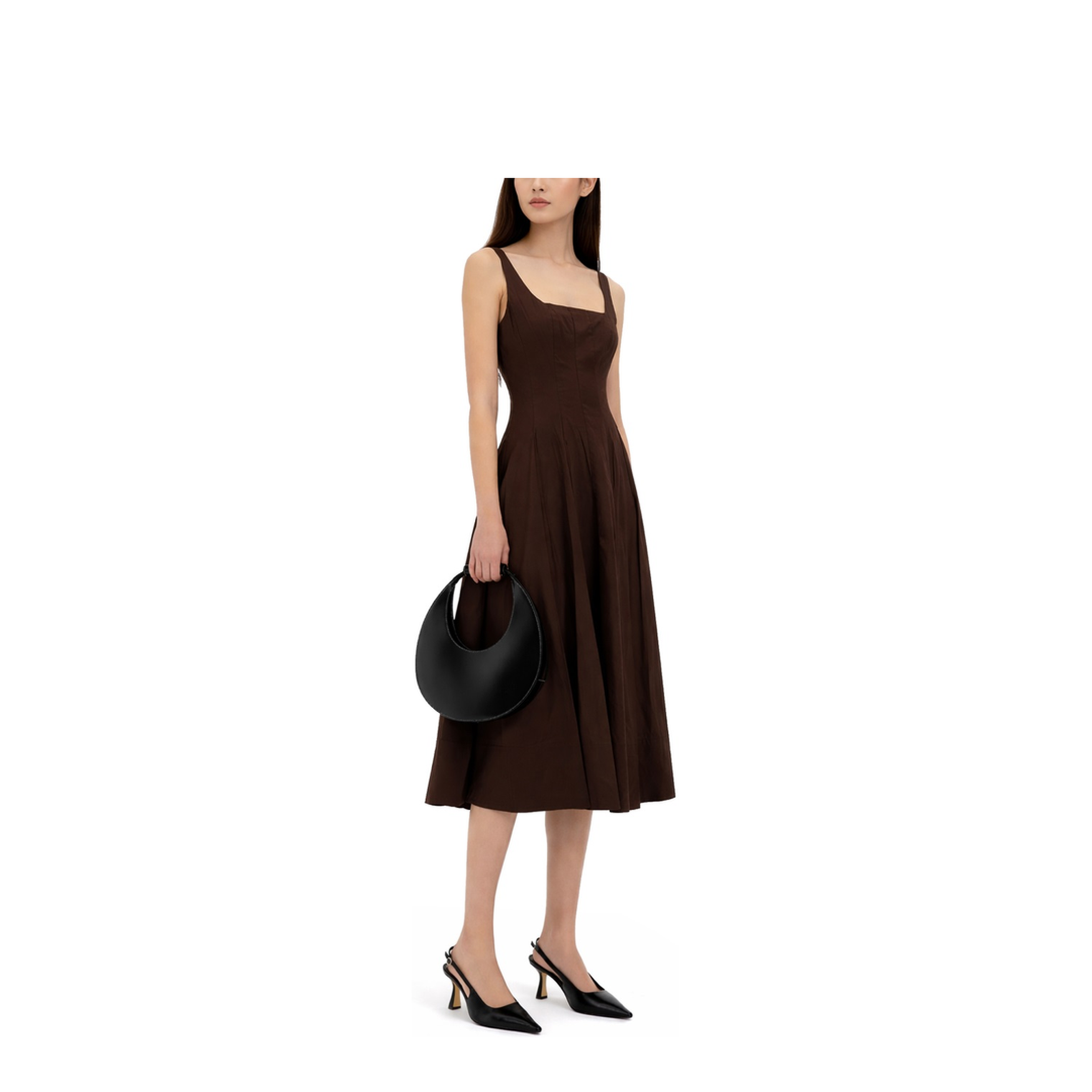 MAYFEYR - Staud - Wells Midi Dress - R24F2101POEART