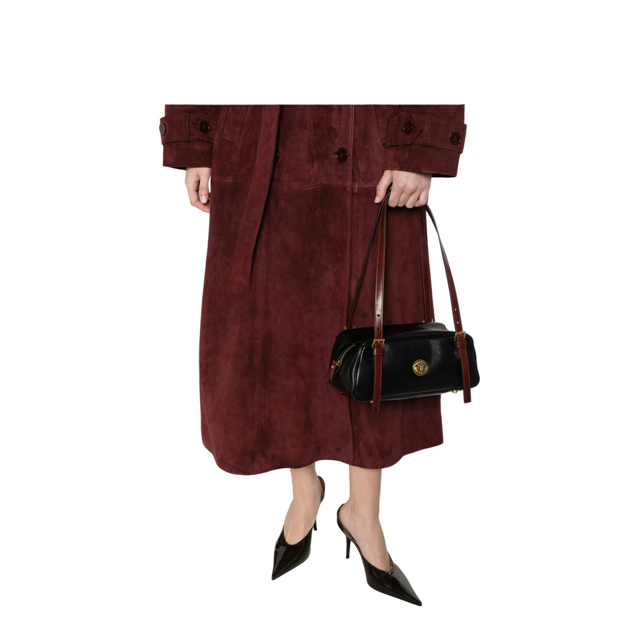 Emblème Nappa Bowling Bag - Black