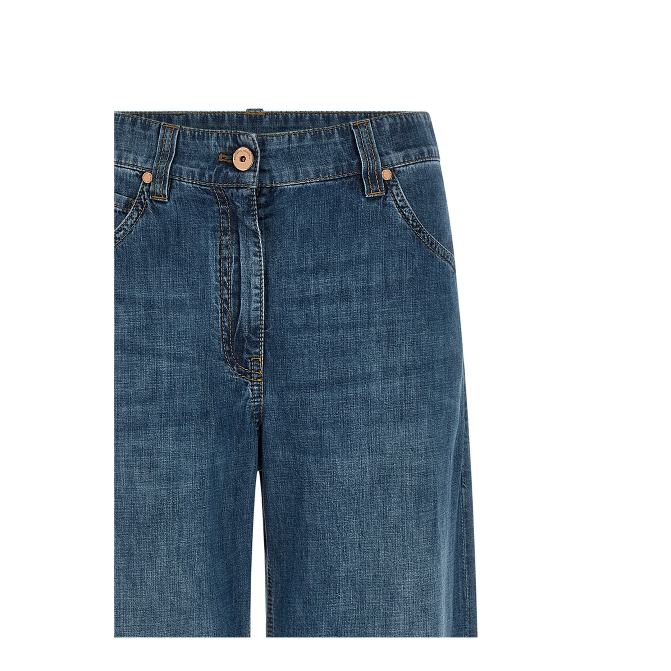 Women's Wide Leg Denim Jeans Blue