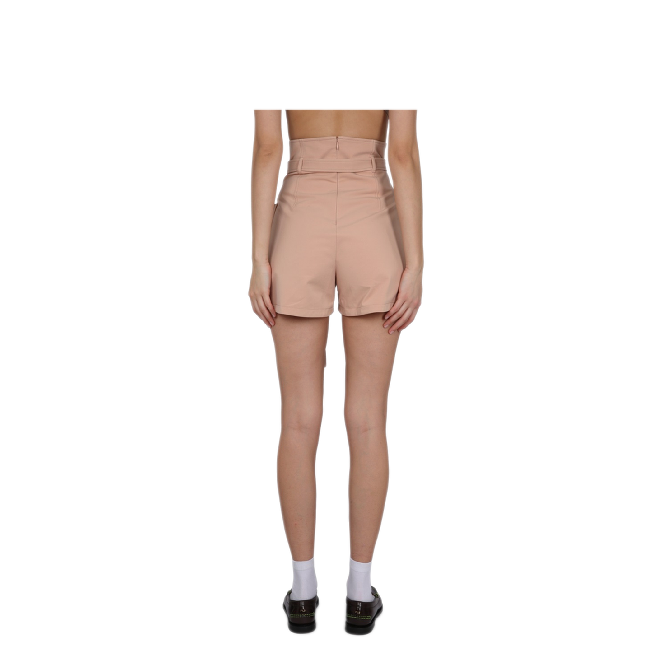 MAYFEYR - PHILOSOPHY DI LORENZO SERAFINI - High Waist Shorts With Belt - 033321260168