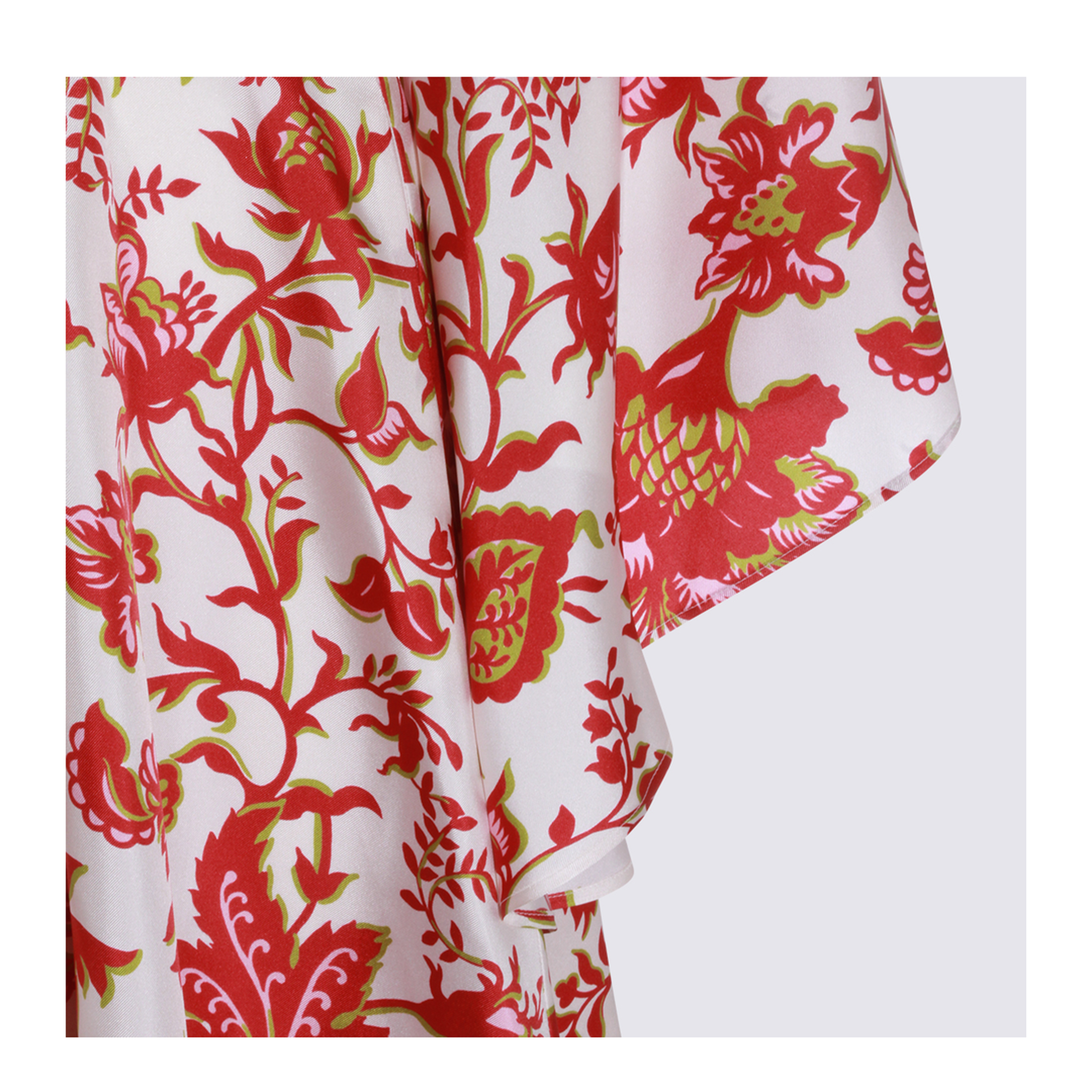 Cotton Mini Dress Red/White