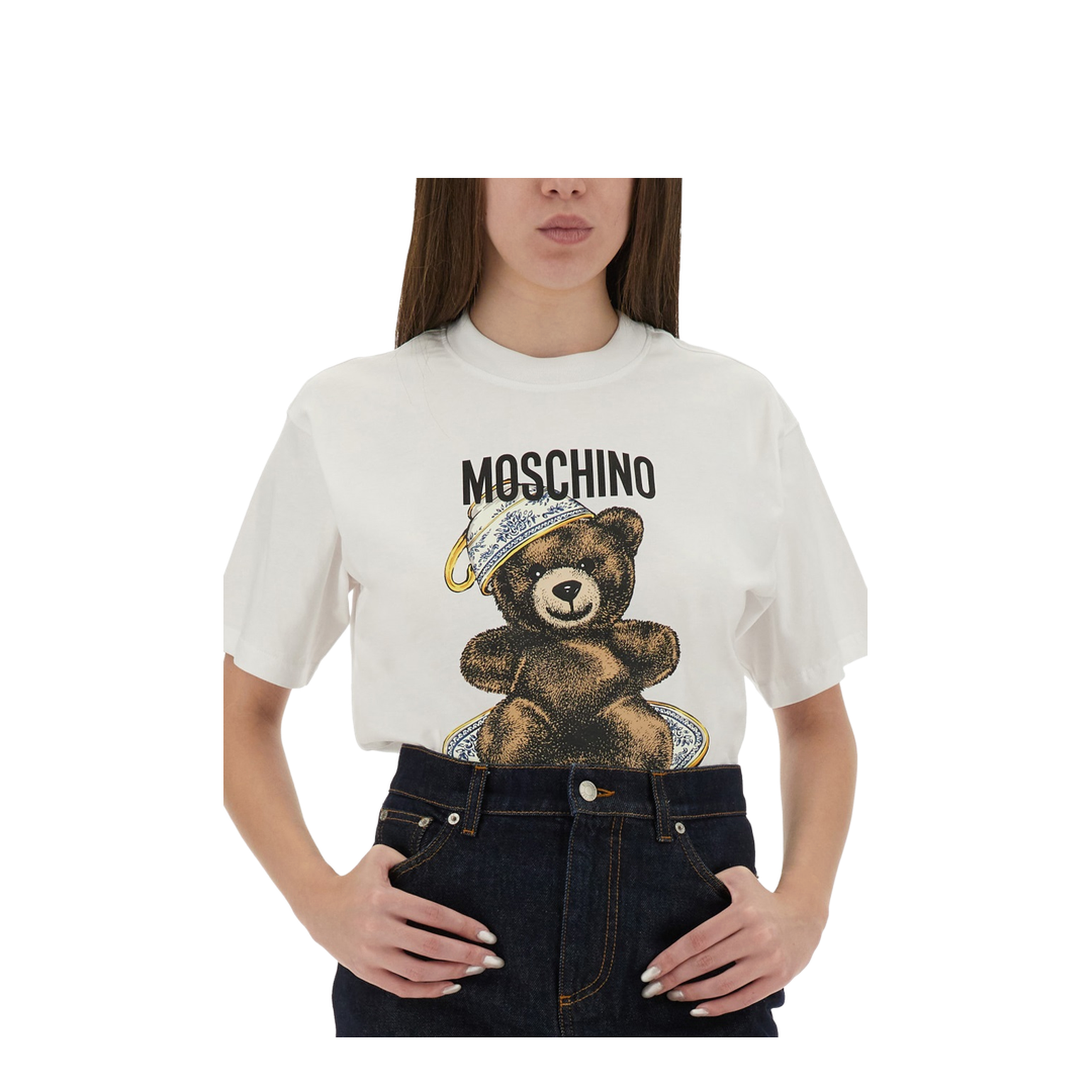 T-Shirt with Teddy Print