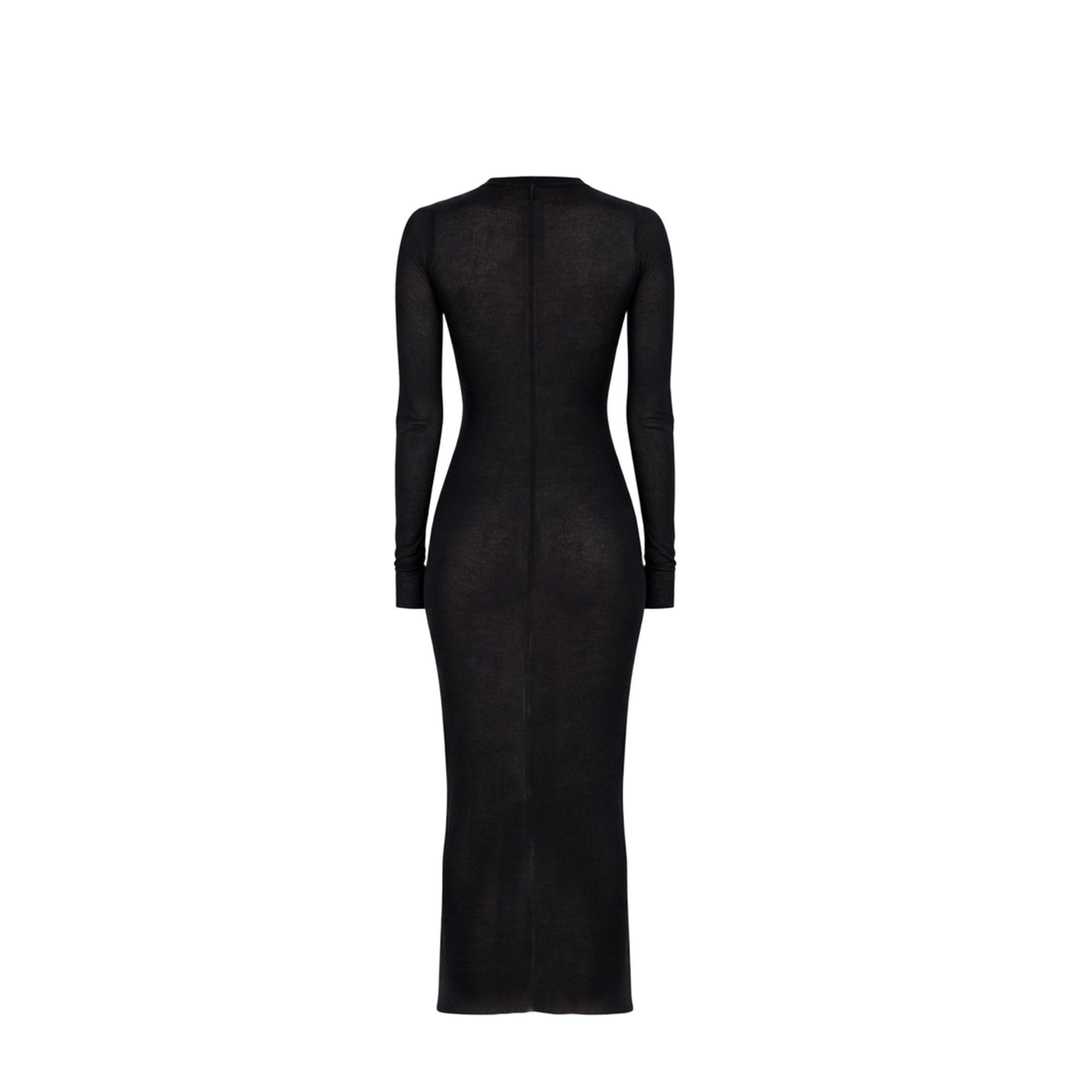 Long-Sleeved Midi Dress
