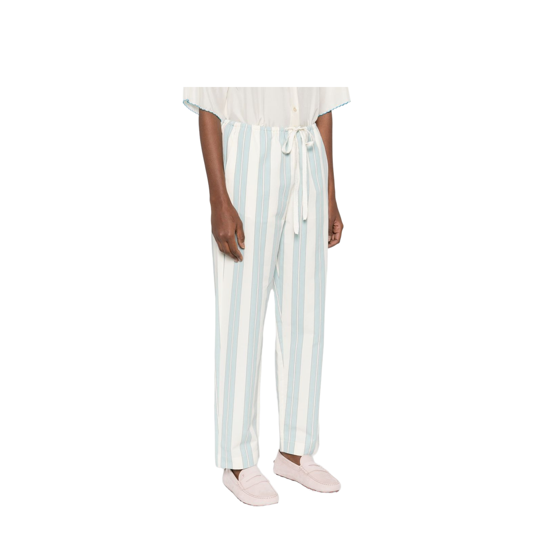 MAYFEYR - Forte Forte - Trousers Clear Blue - 14820MYPANTSPLUME
