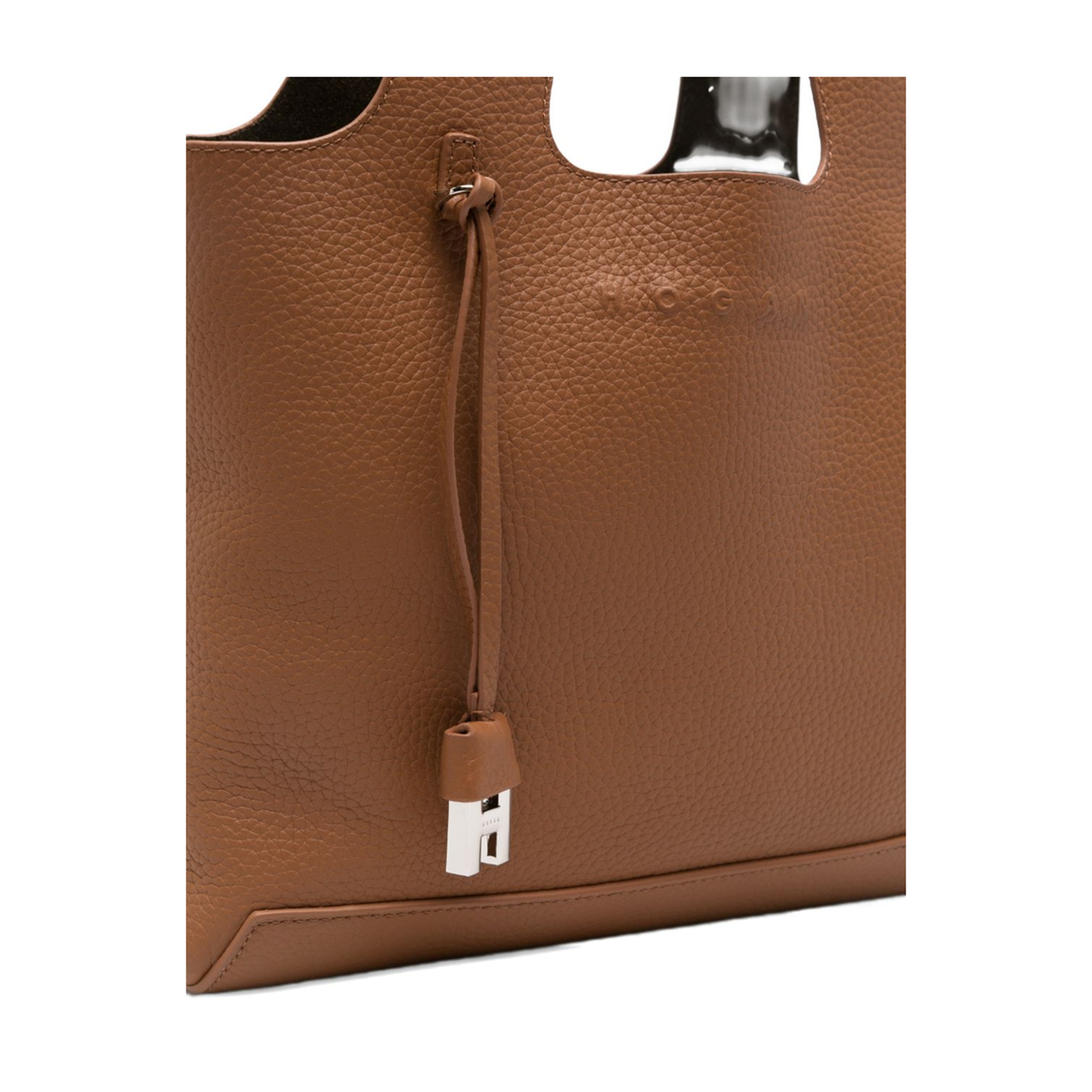 Mini leather tote