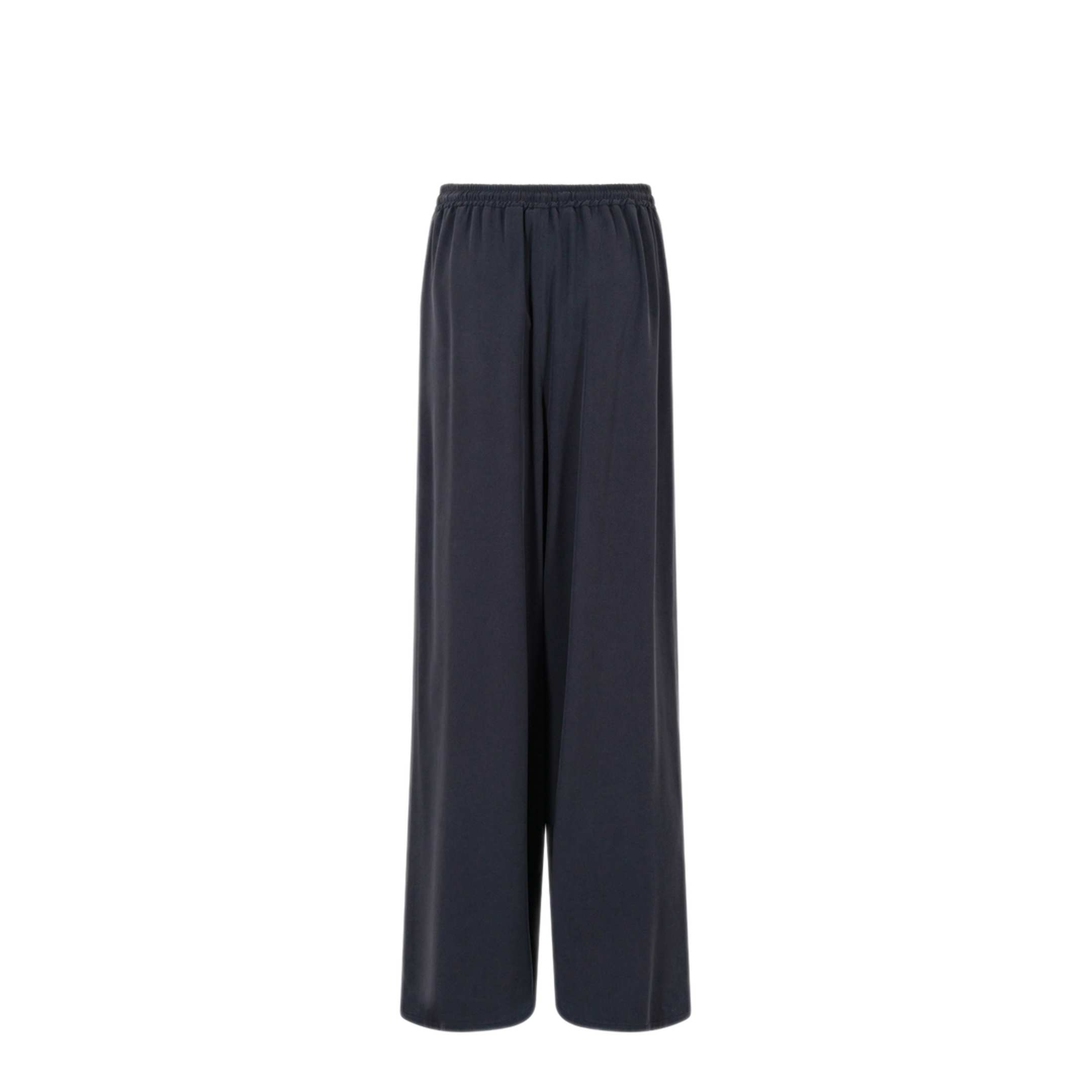 MAYFEYR - - Wide-Fit Washed Silk Trousers - MXMGENERO010