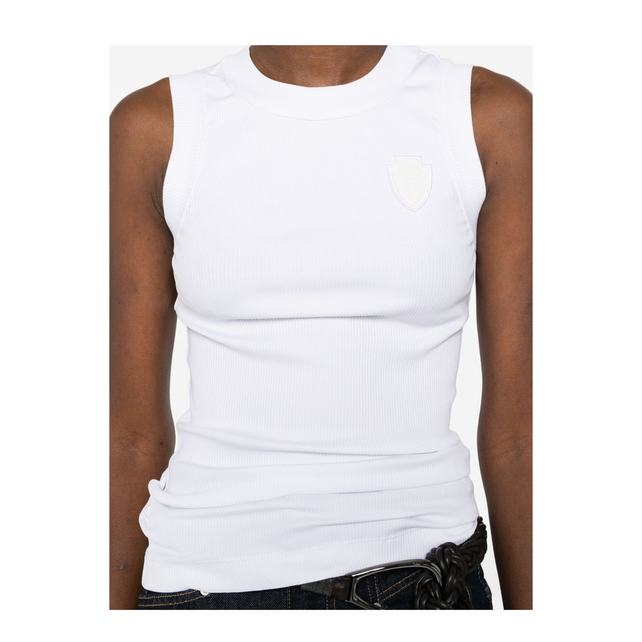 Cotton Tank Top - White