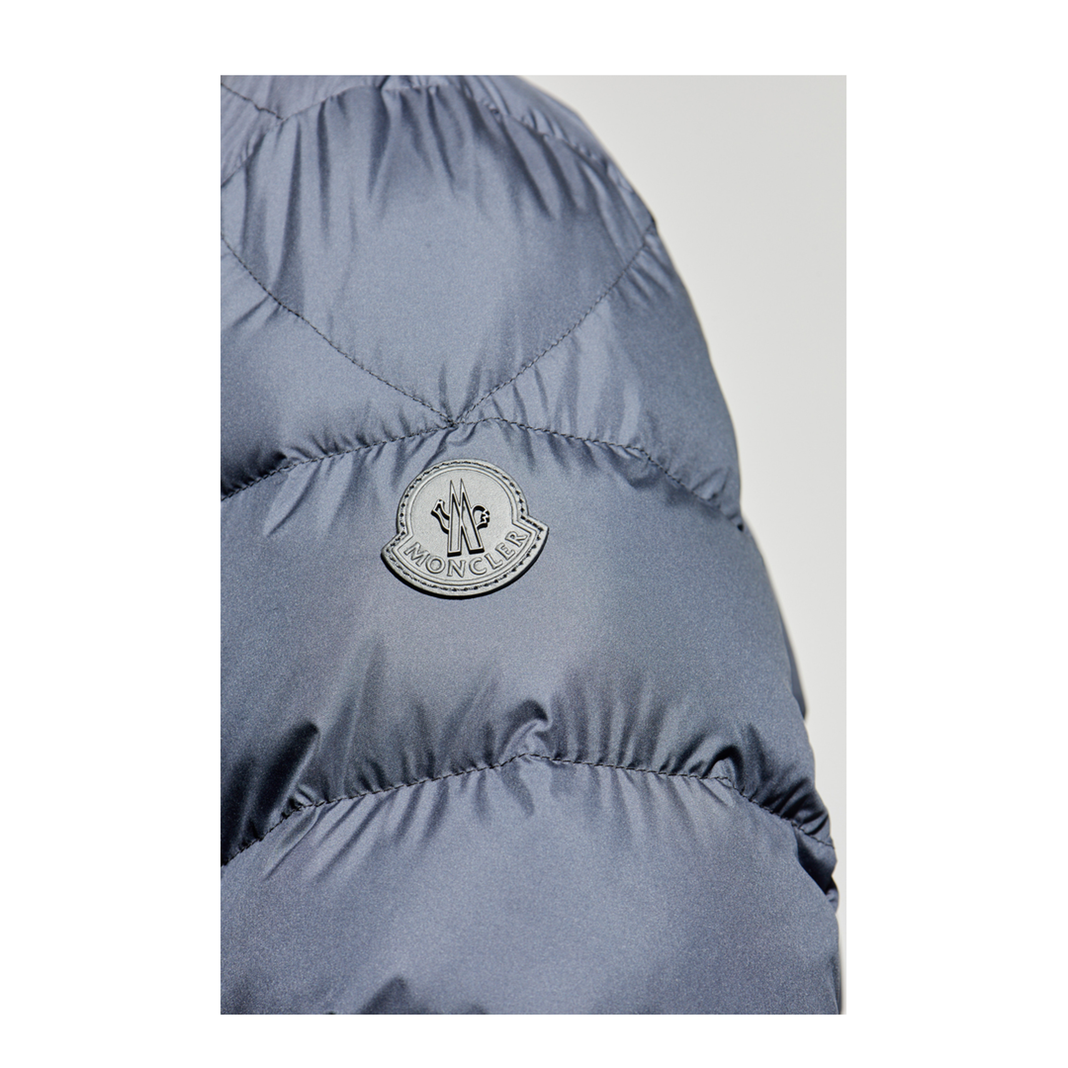 Navy Blue Phrier Short Down Jacket
