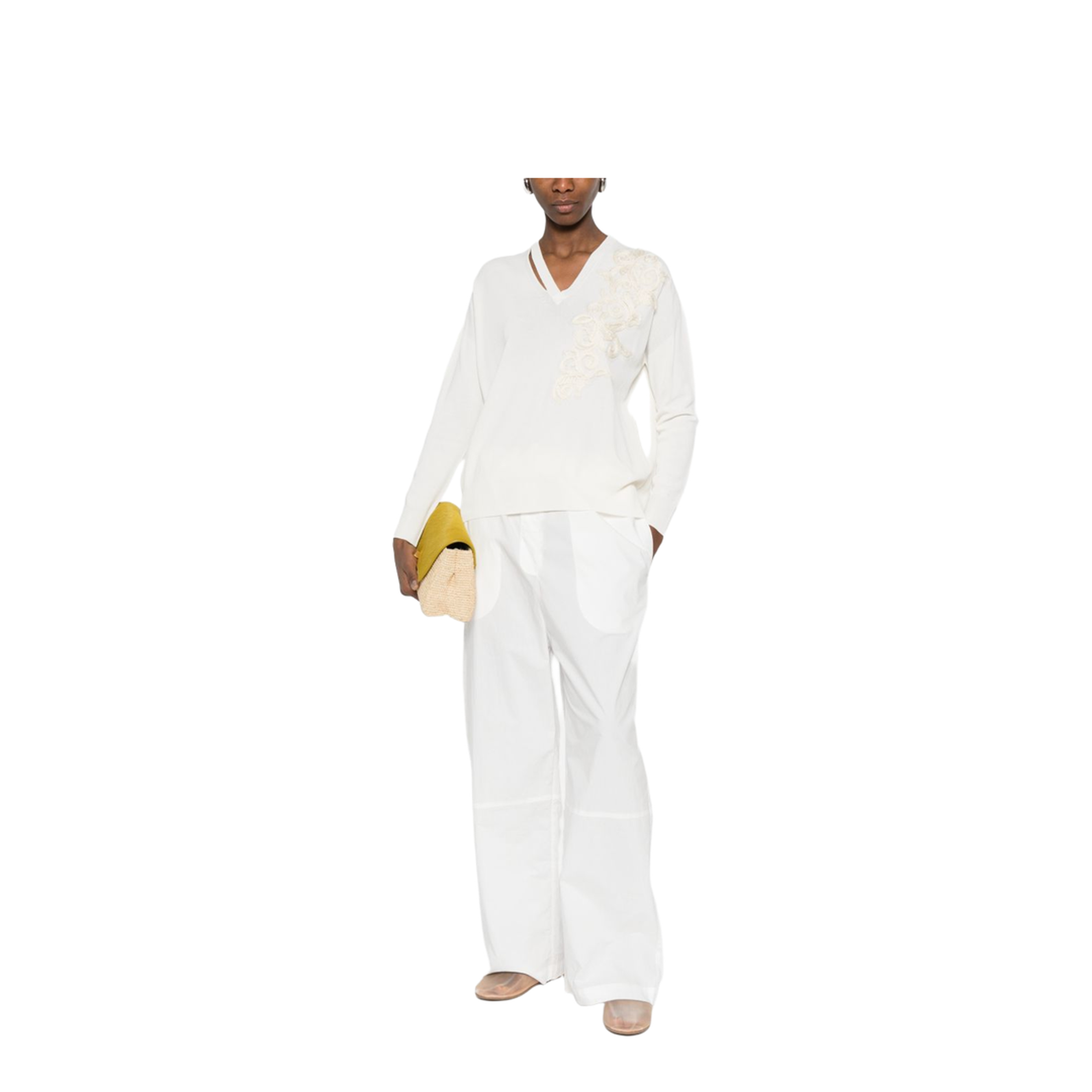 MAYFEYR - Ermanno Firenze - Sweaters White - D48EM007EP2MF333