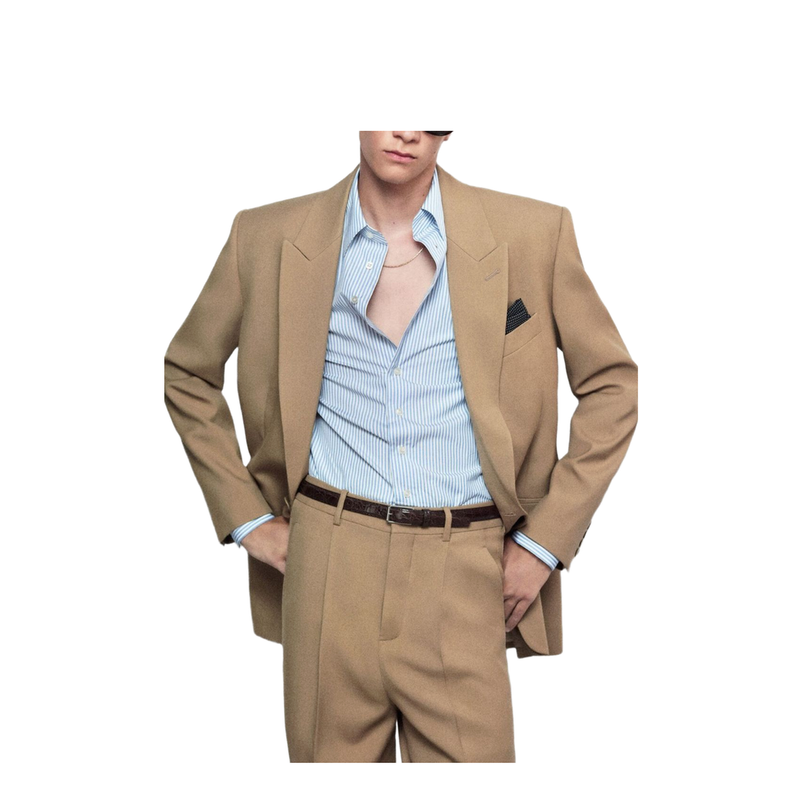 Jacket in Wool Gabardine