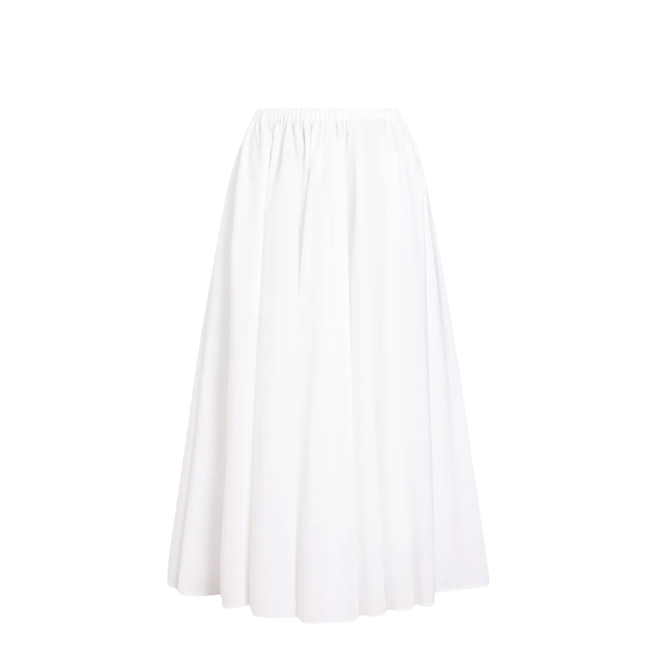 Cotton Midi Skirt