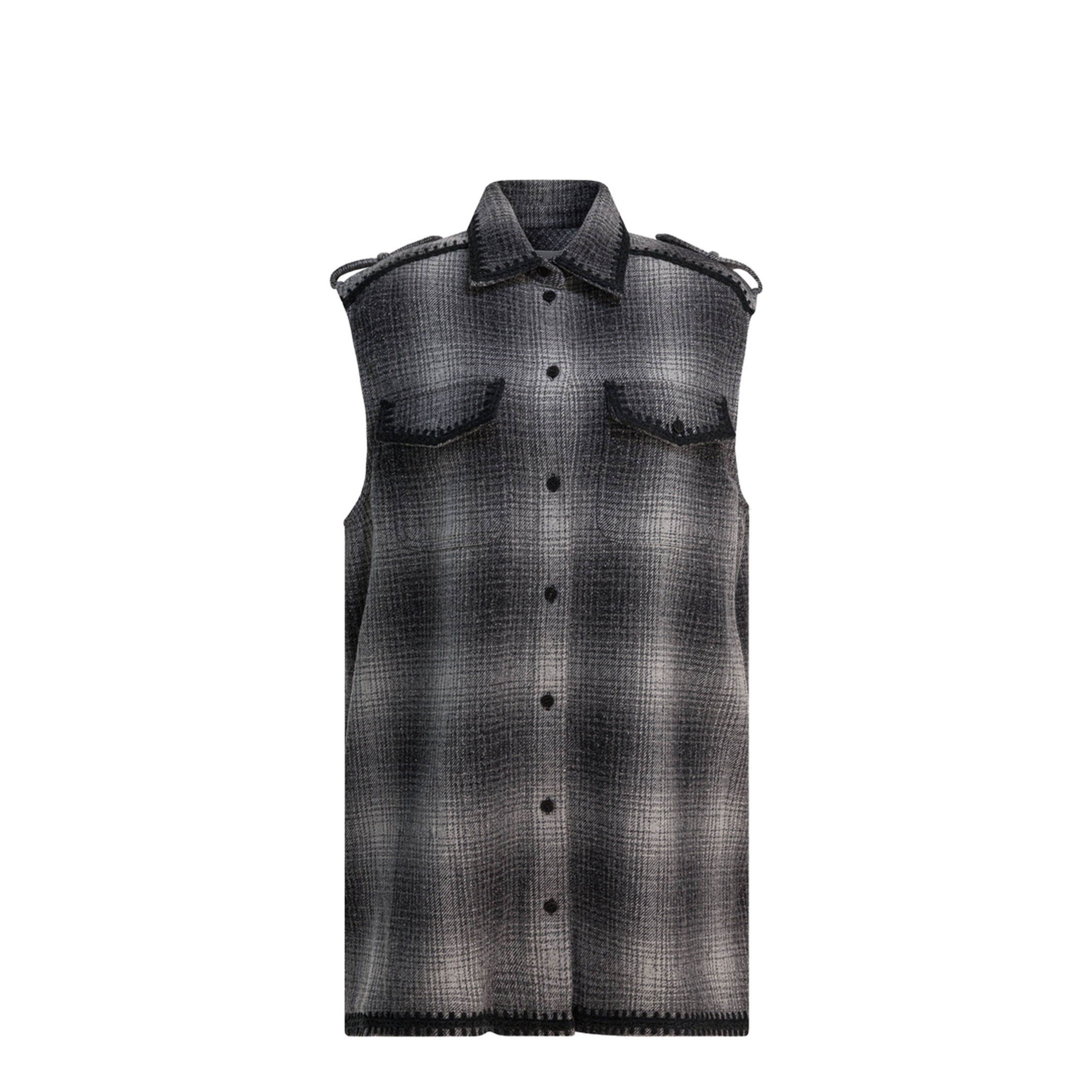 MAYFEYR - Golden Goose - Wool-Blend Chemisier Dress - GWP02356P00215760618