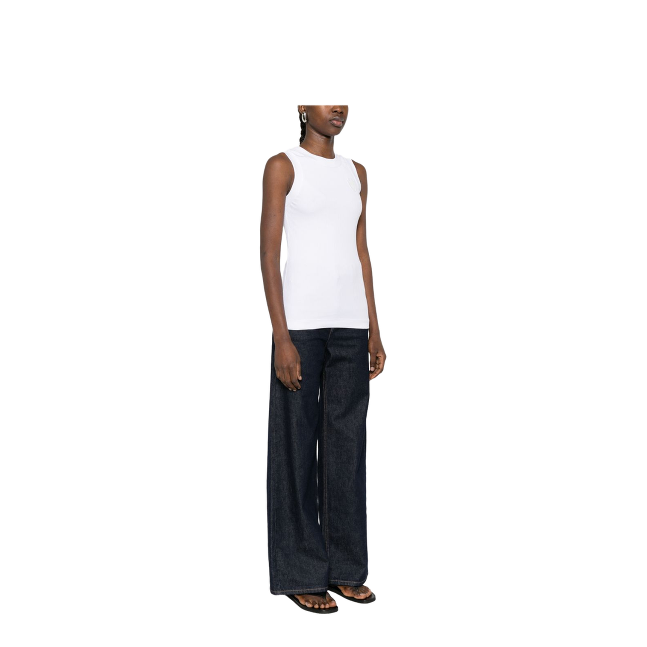 Cotton Tank Top - White