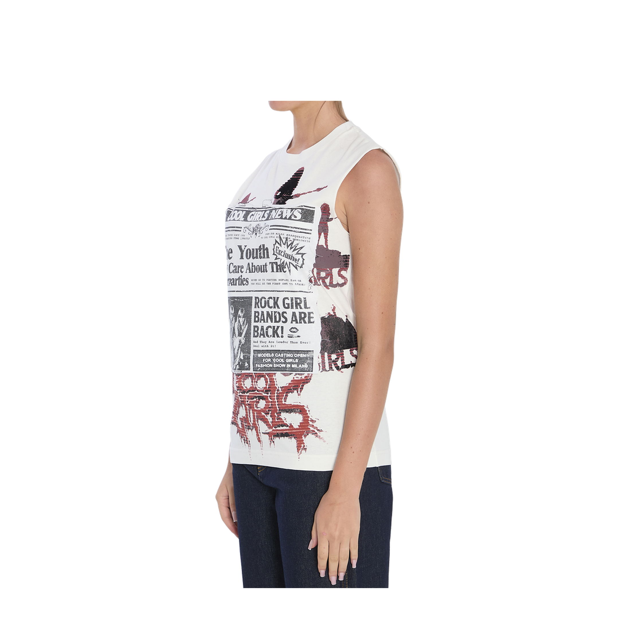 Printed Jersey Top