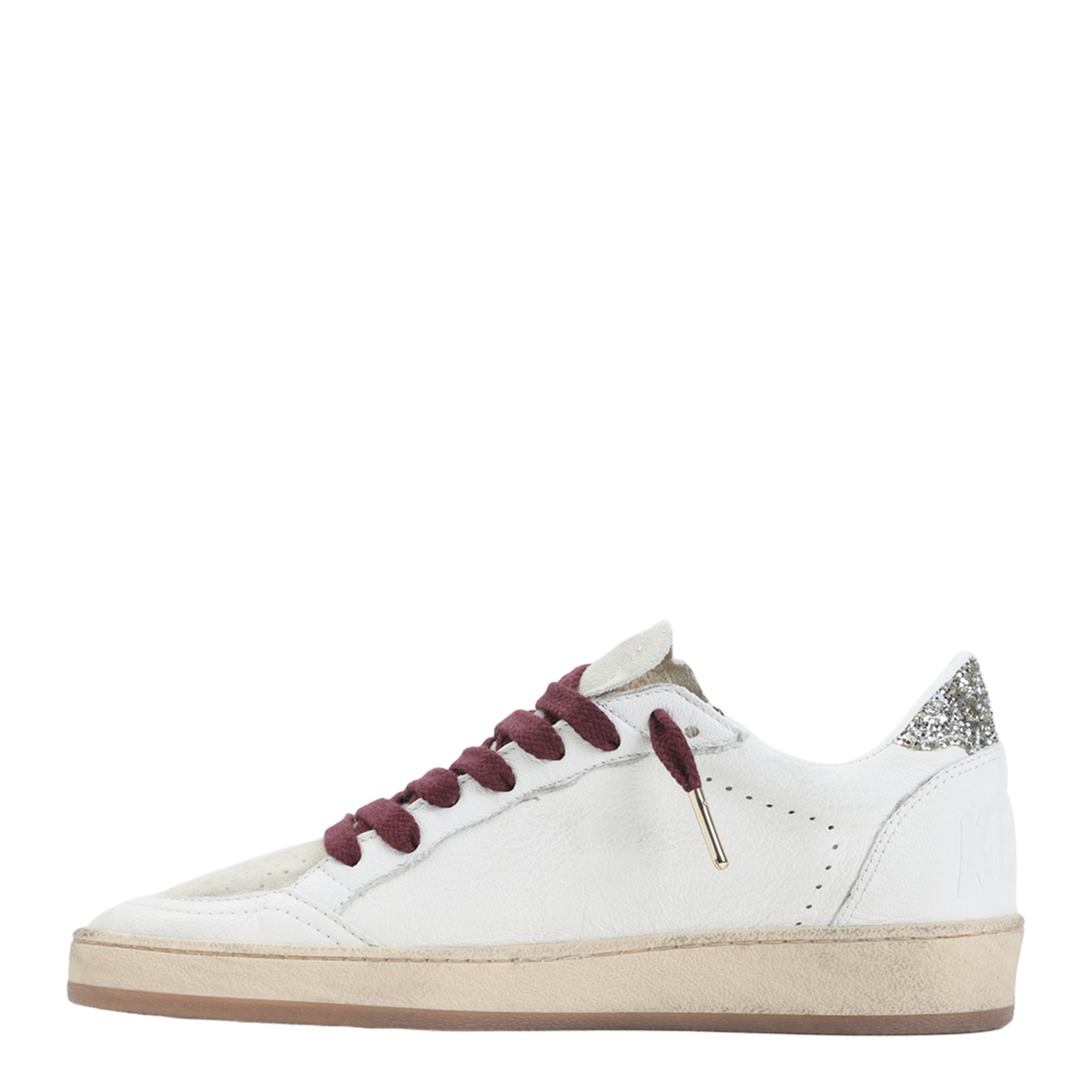 Ballstar Nappa Upper Toe and Spur Suede Tongue Horsy Star Glitter Heel