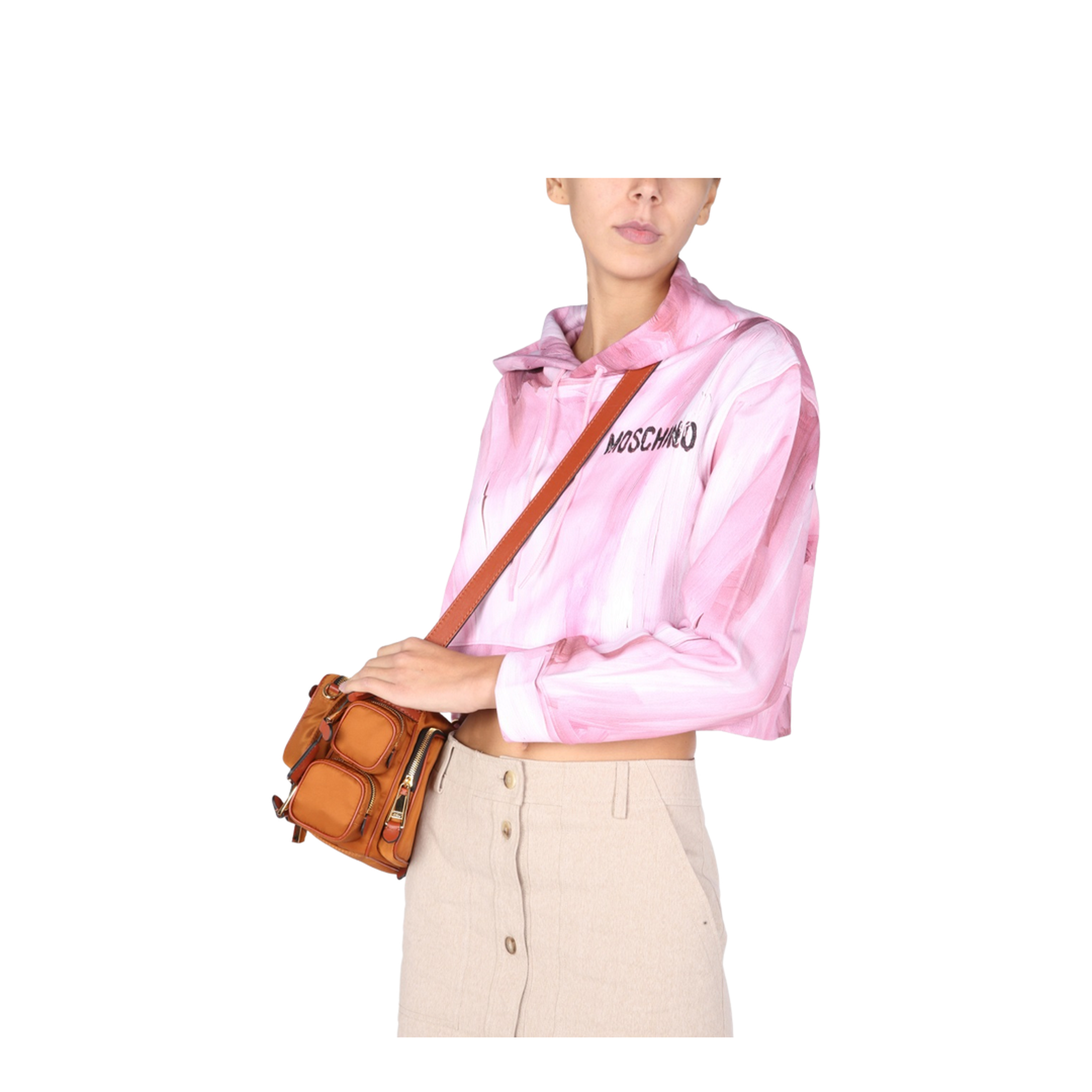 Art Theme Cropped Sweatshirt