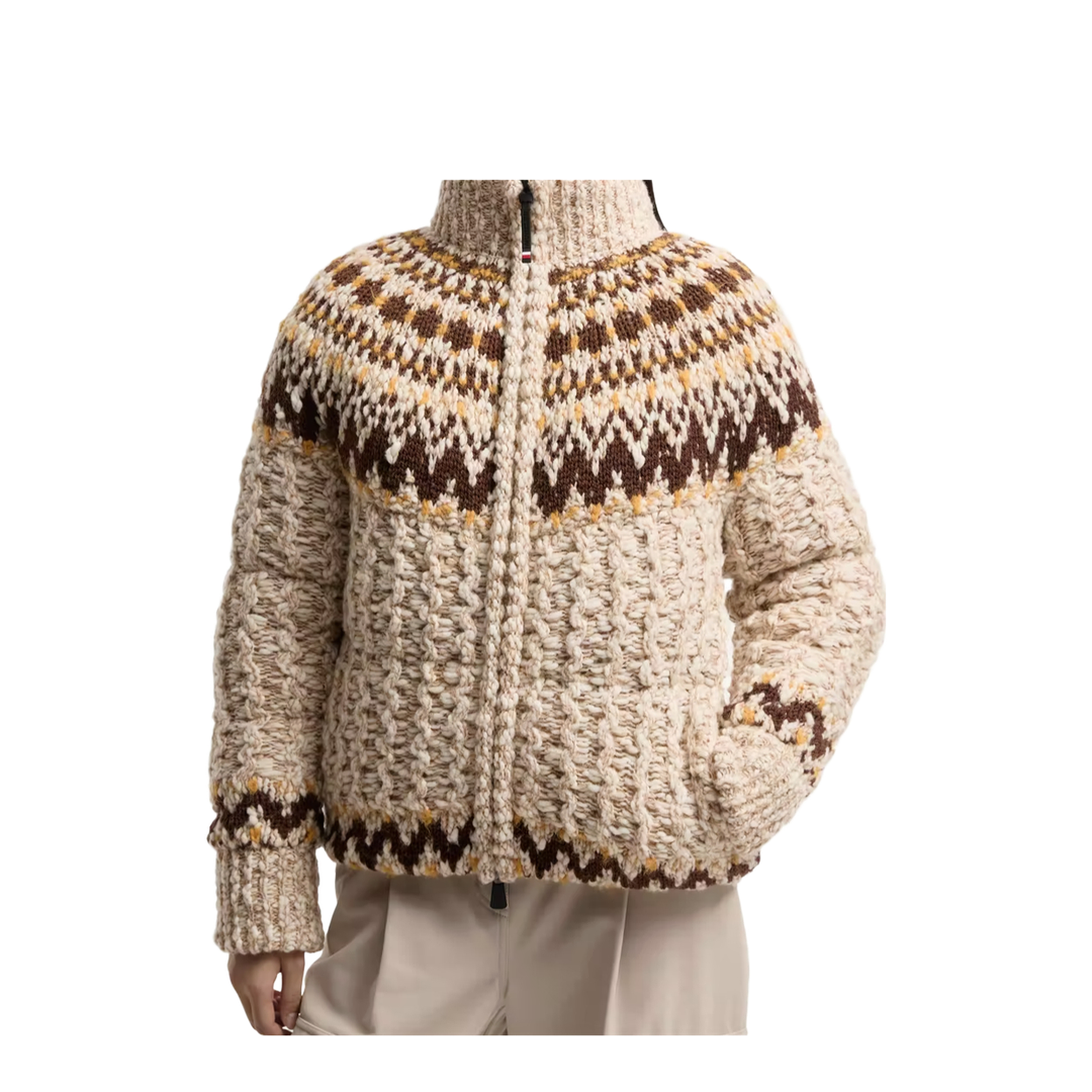 Girose Cardigan Zip Wool Blend