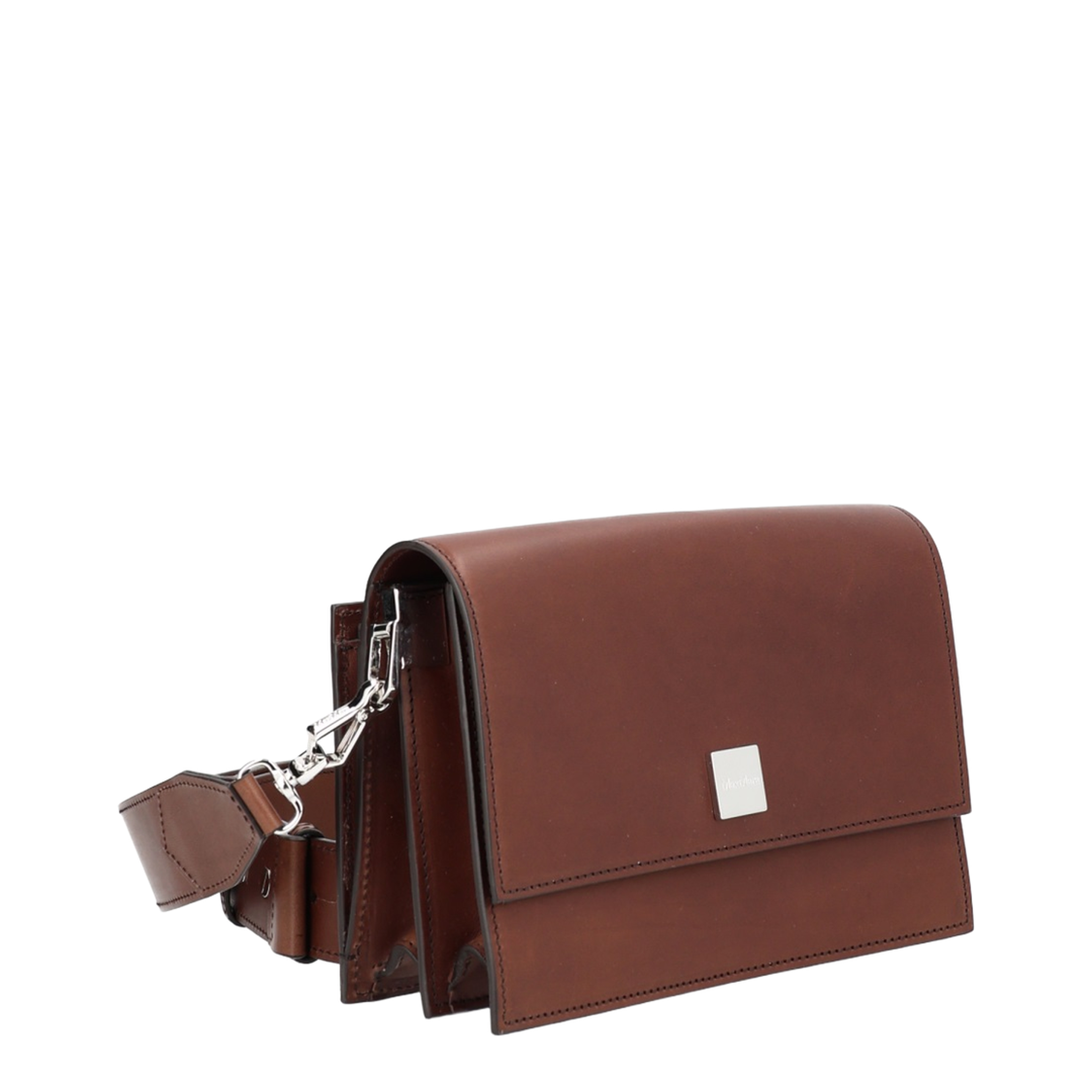 Biancaroughs Small Crossbody Bag in Smooth Leather
