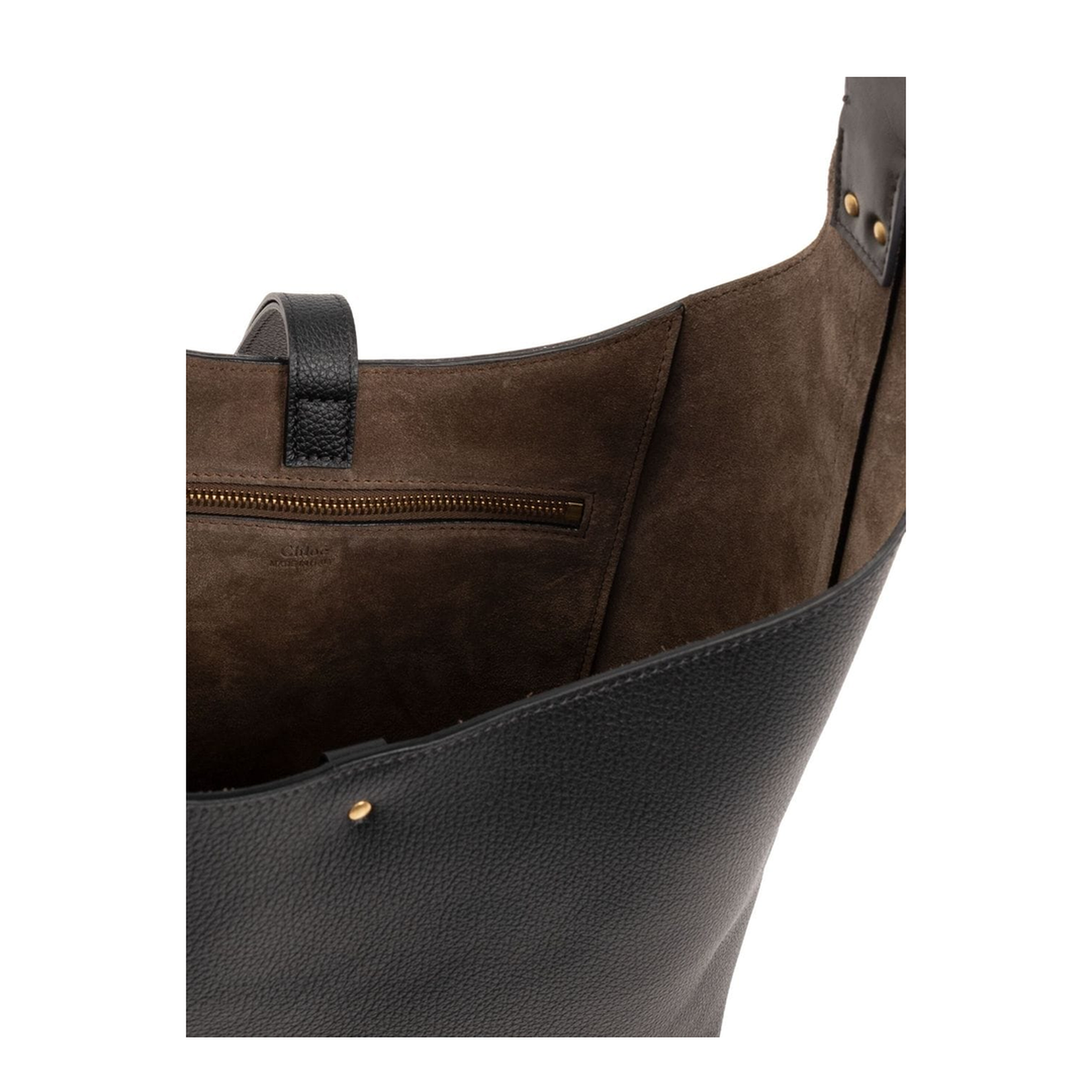 Small Marcie Hobo Bag in Grained Leather