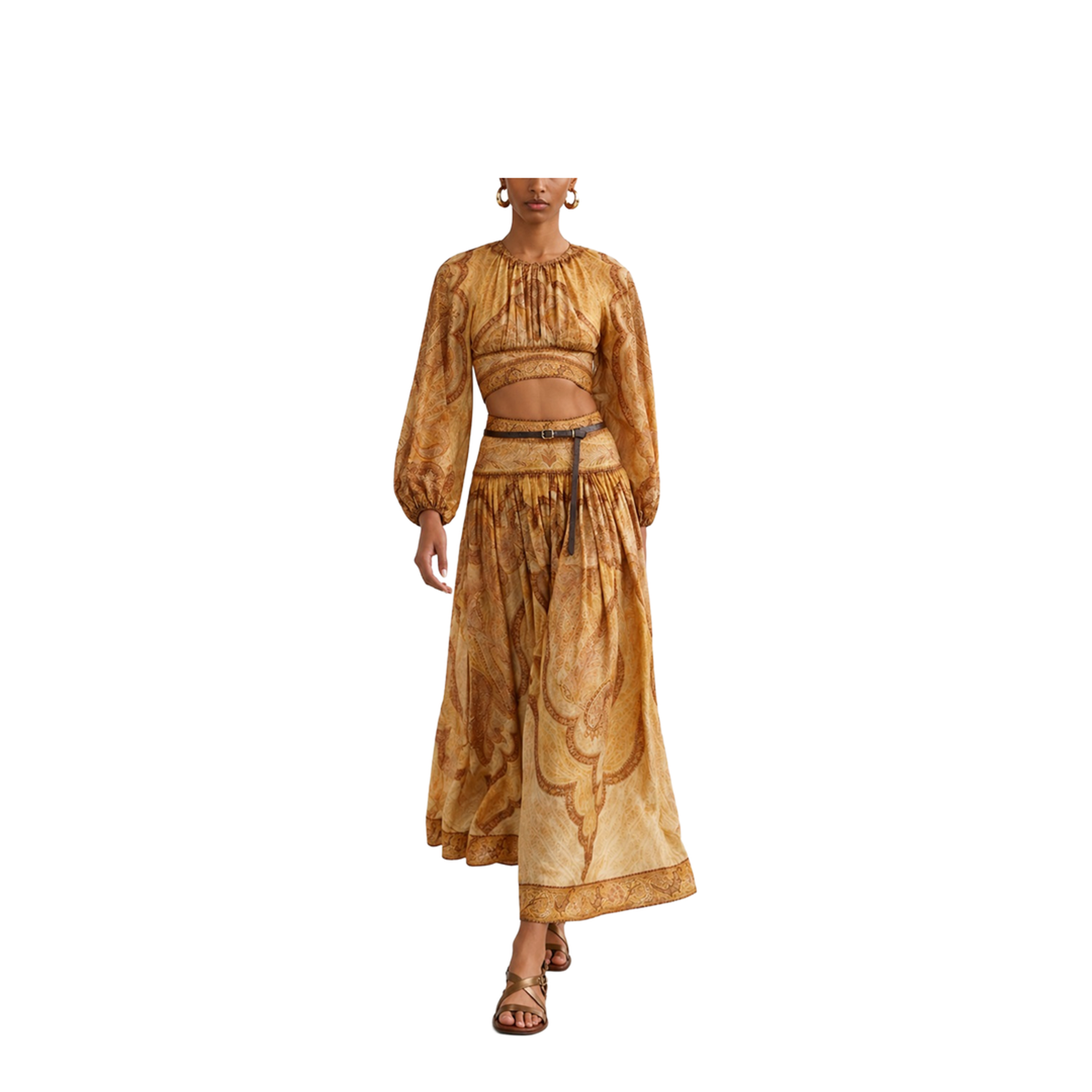 Women Skirt Mustard