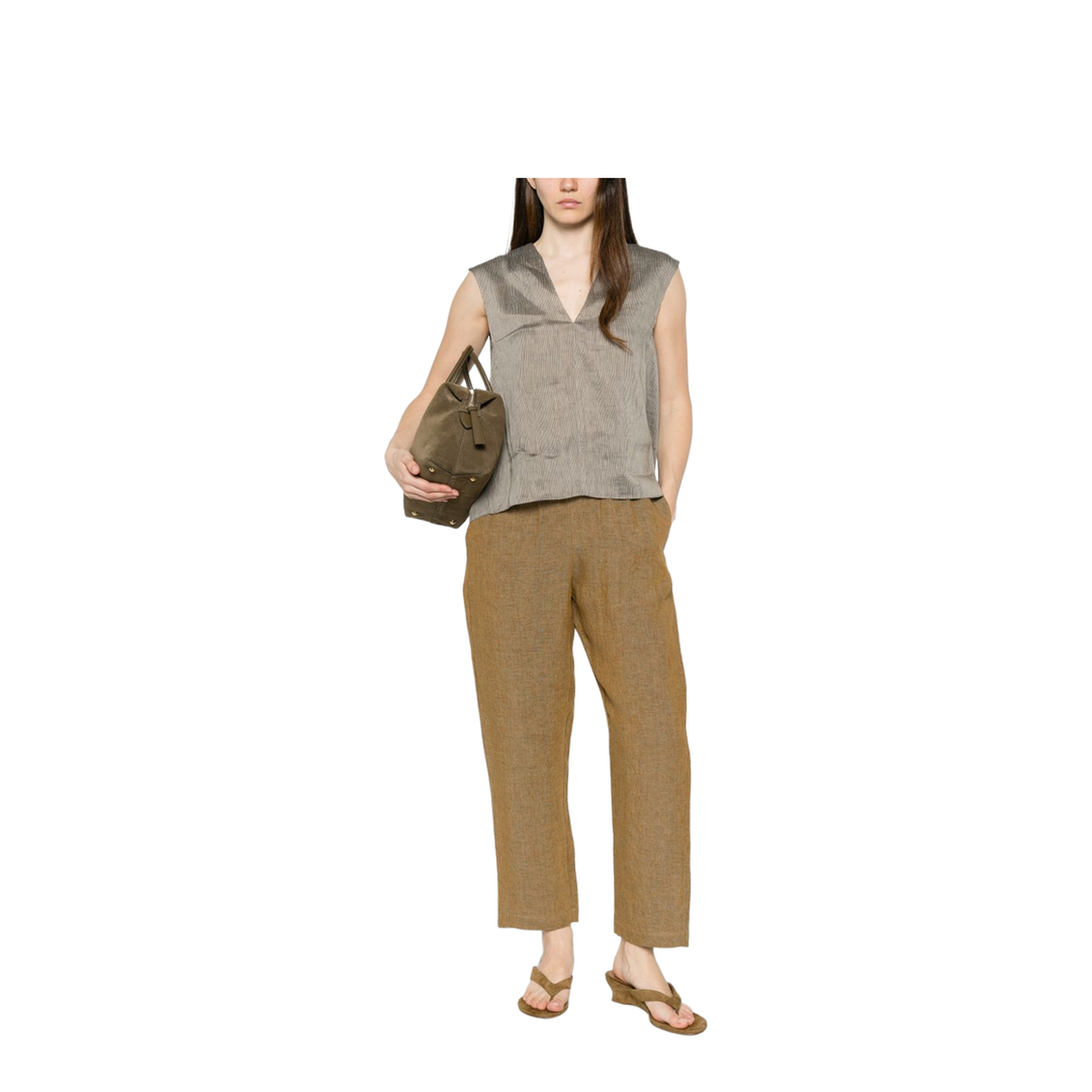 MAYFEYR - Cortana - Top - A0614GREYVISIONSTRIPES