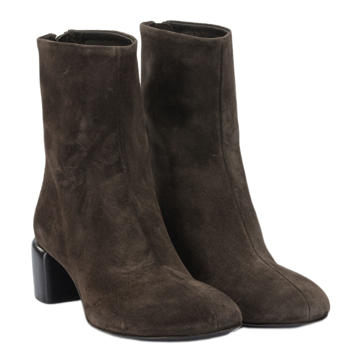 MAYFEYR - Officine Creative - Flore 012 40Mm Zippered Ankle Boots - FLORE012WLIGHTCACHEMIREPEPE