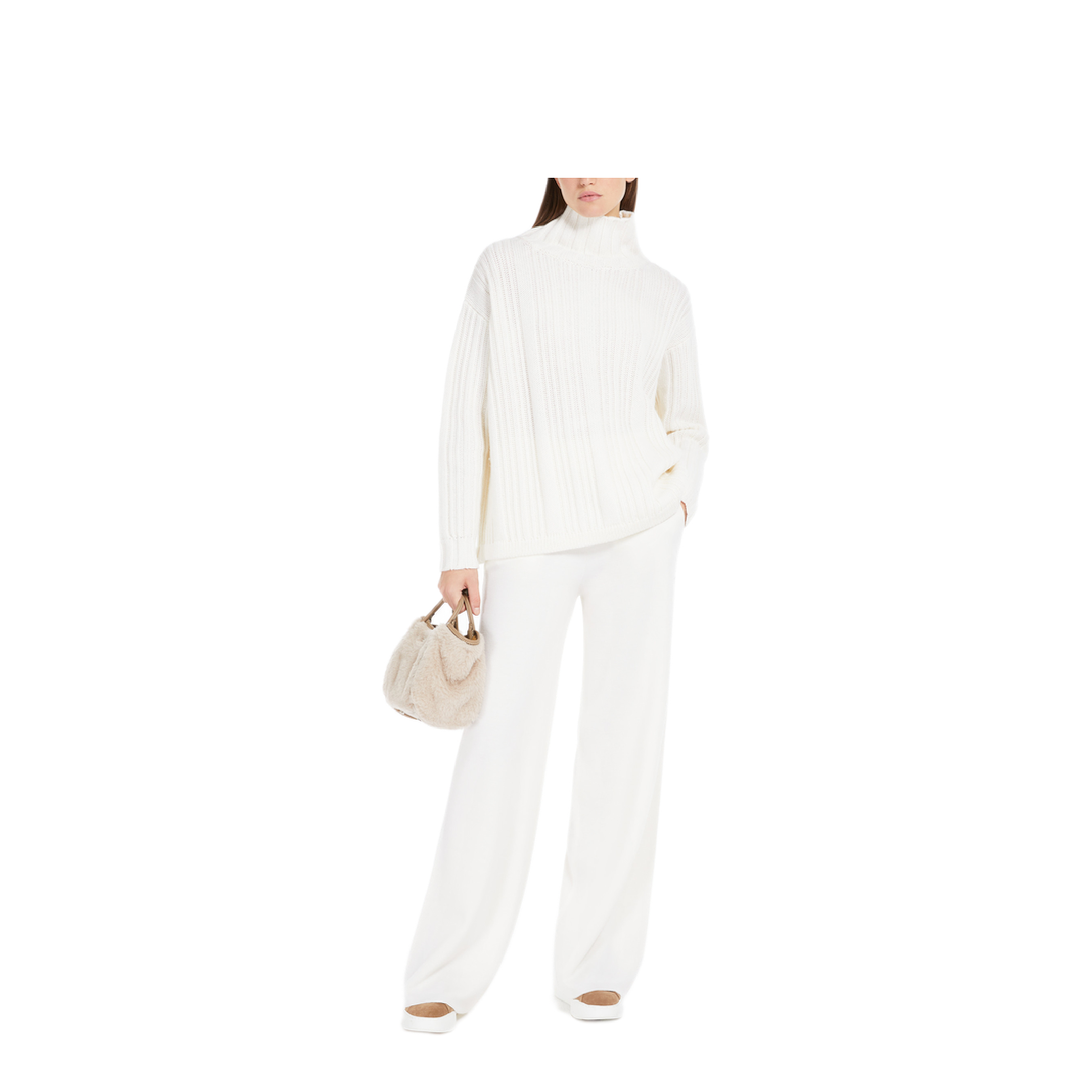 MAYFEYR - Max Mara - Wool And Cashmere Polo-Neck Jumper - 2421366012650VITALBA001