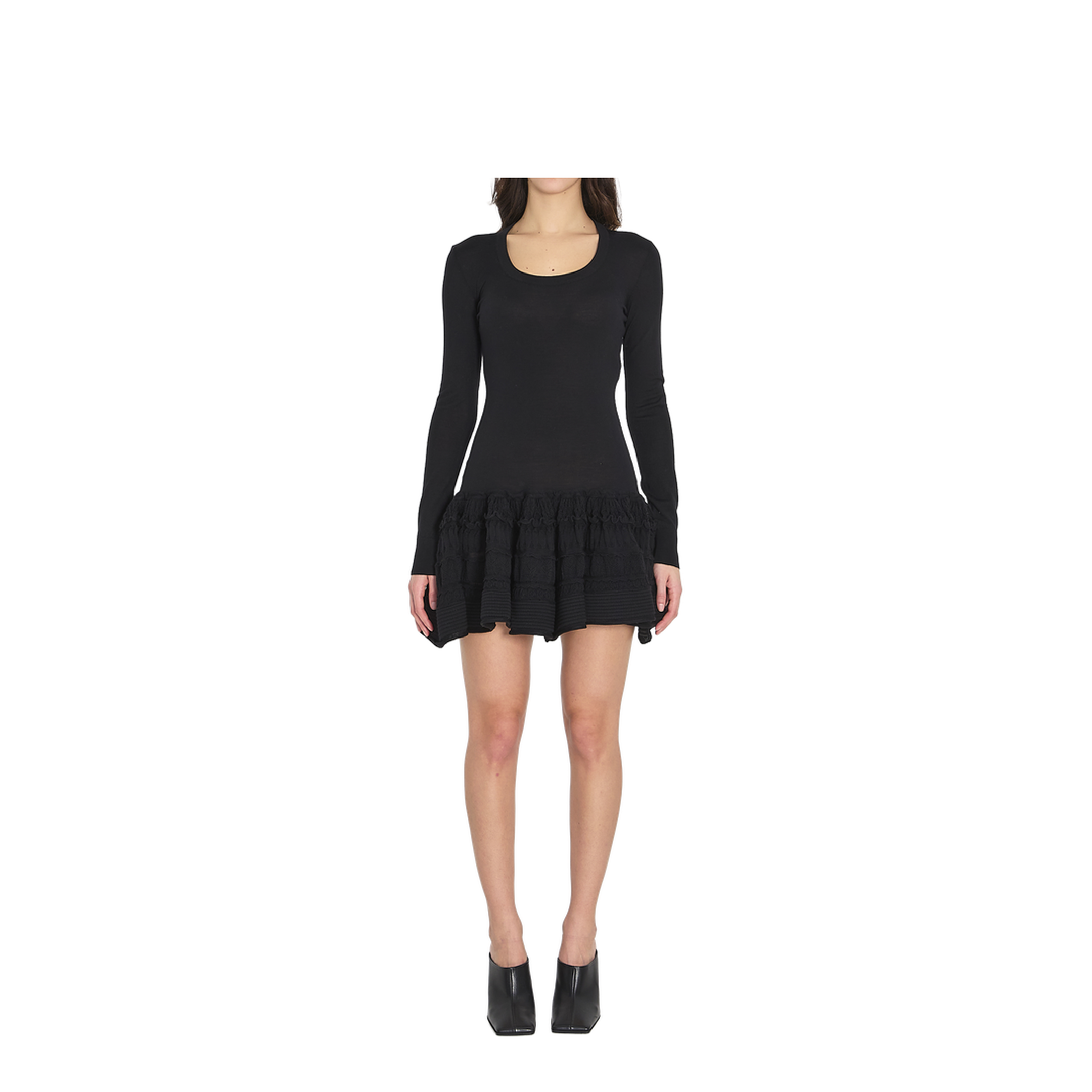Alaia Wool Crinoline Mini Dress – MAYFEYR
