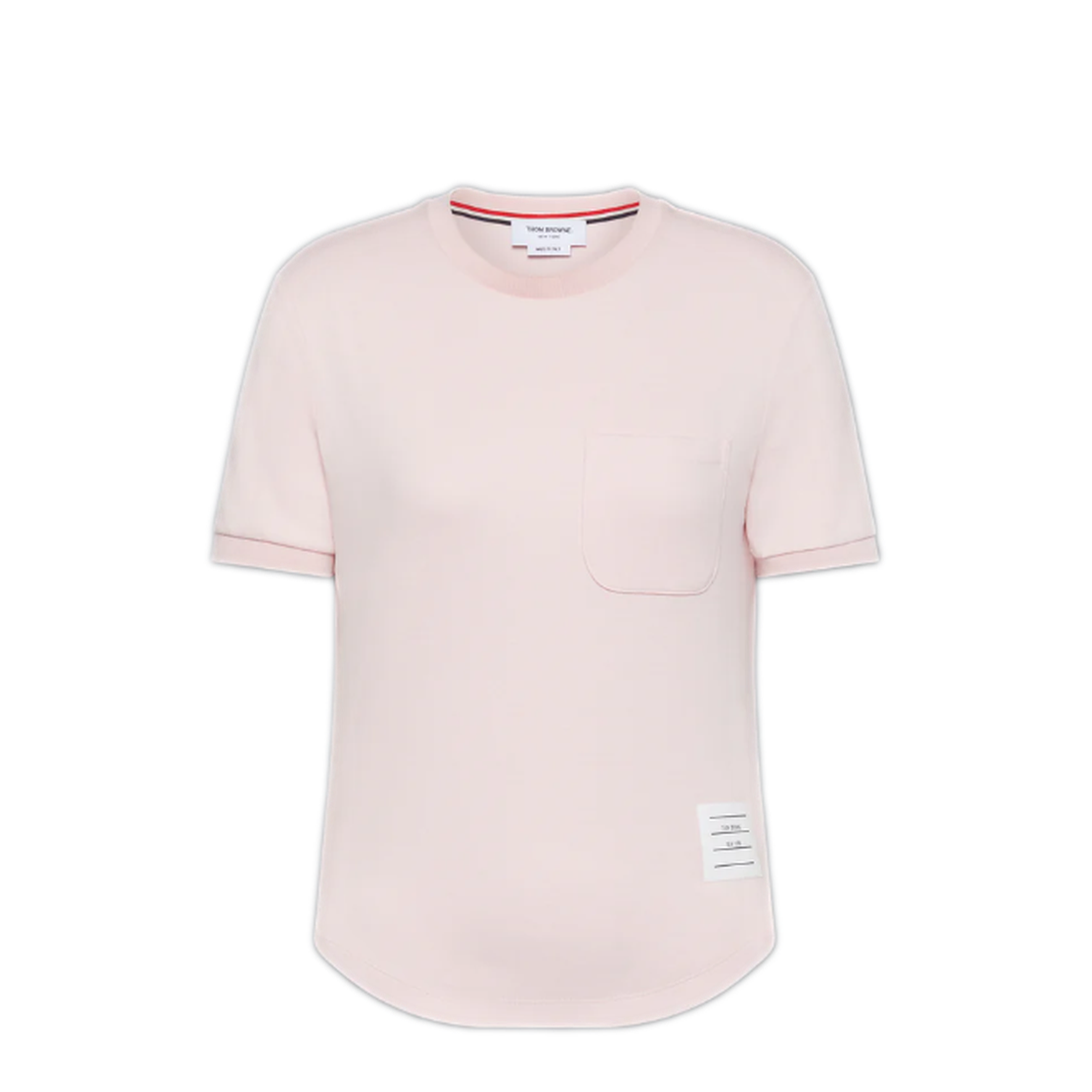 MAYFEYR - Thom Browne - Short Sleeve Tee In Cotton Milano - FJS223AJ0055640
