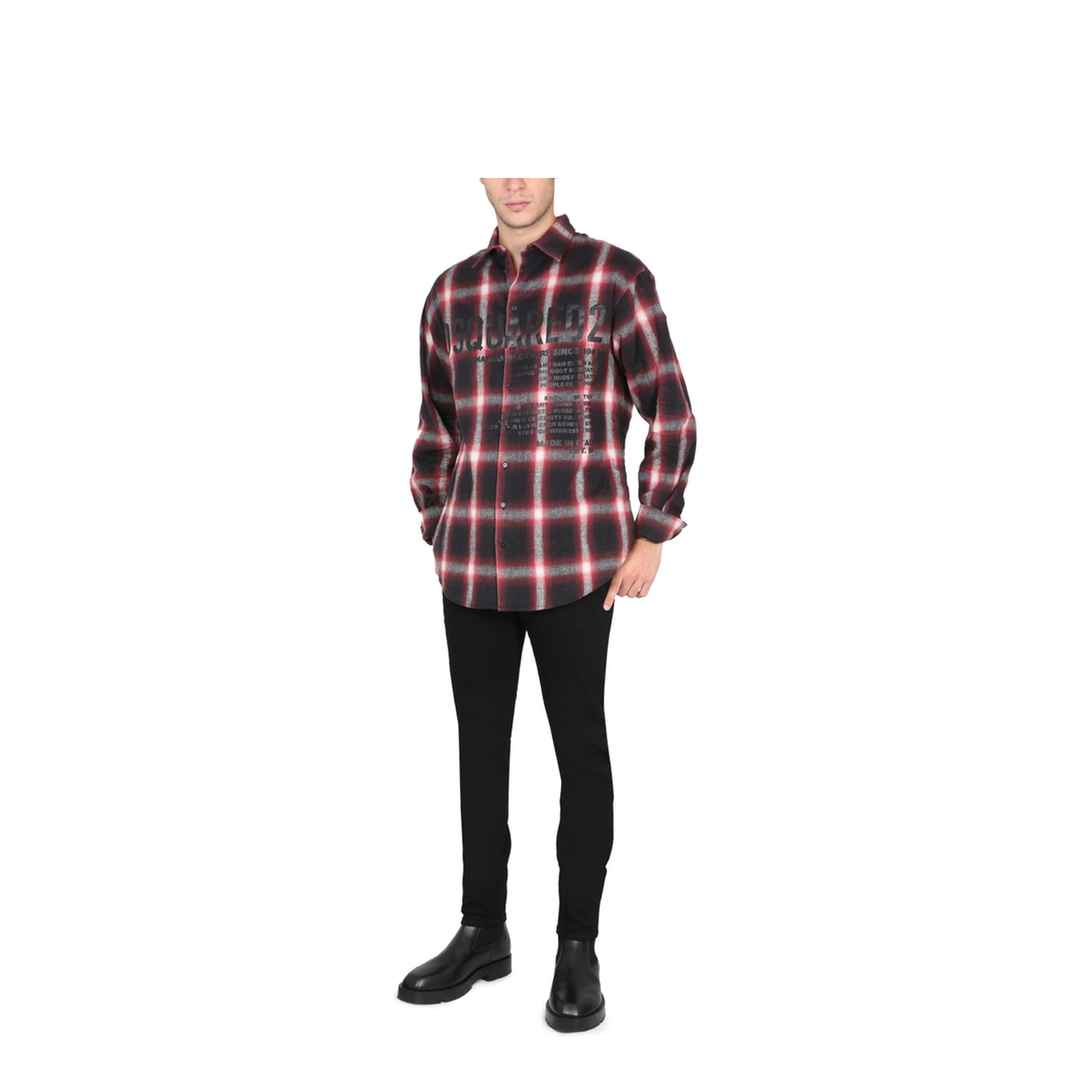 MAYFEYR - Dsquared2 - Logo Print Shirt - S74DM0647S54782001F