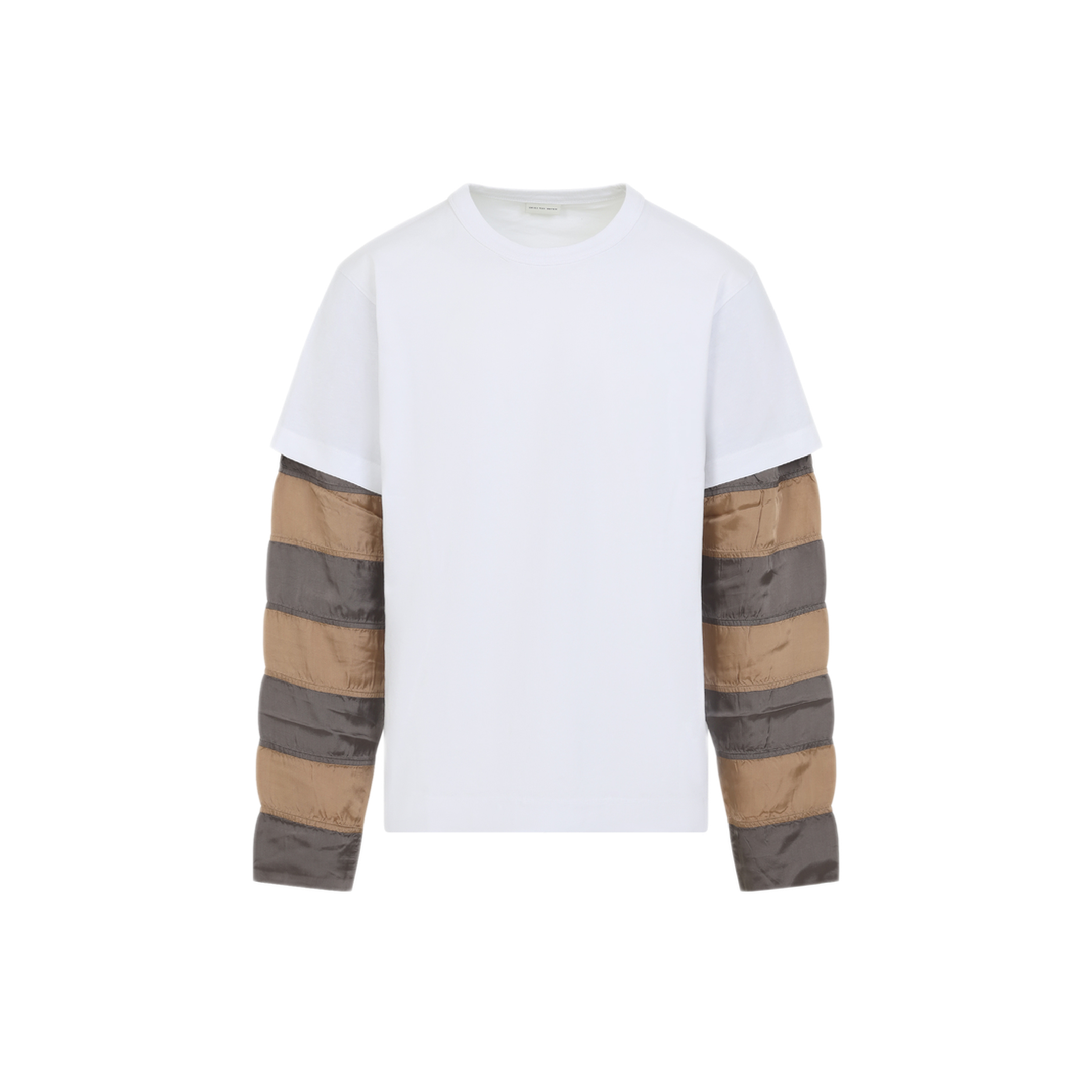 MAYFEYR - Dries Van Noten - Heedar Ls White Cotton T Shirt - 26102111436031