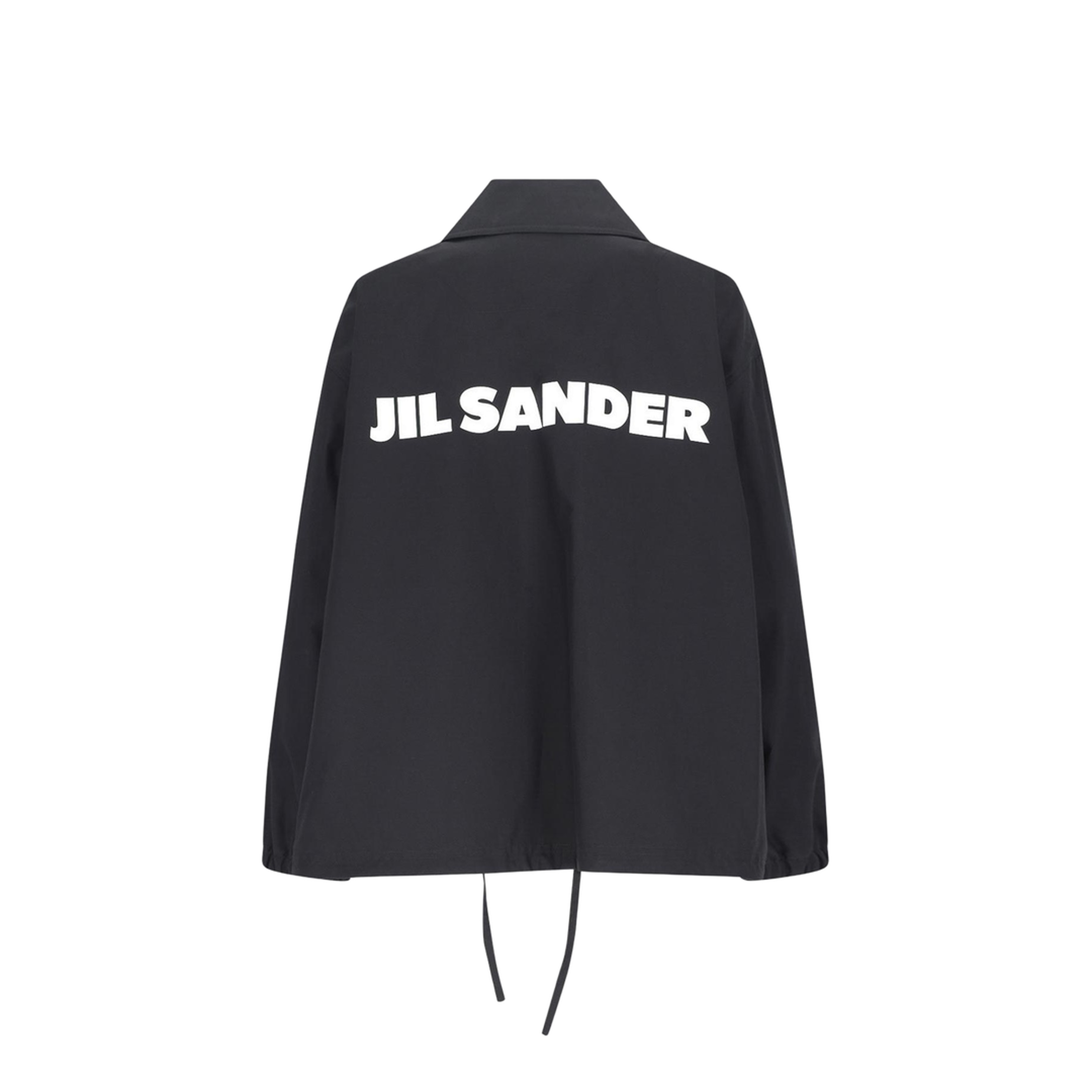 Single-breasted Logo Jacket - Black