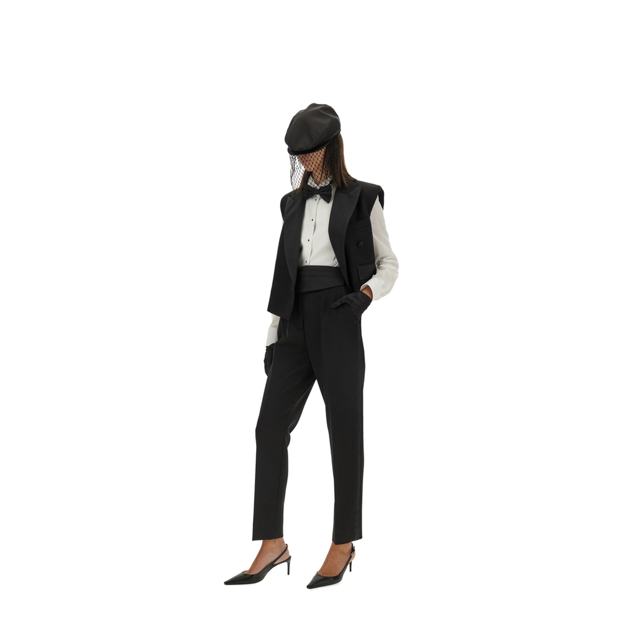 MAYFEYR - Dolce & Gabbana - Tailored Tuxedo Pants - FTAM0TFU21EN0000