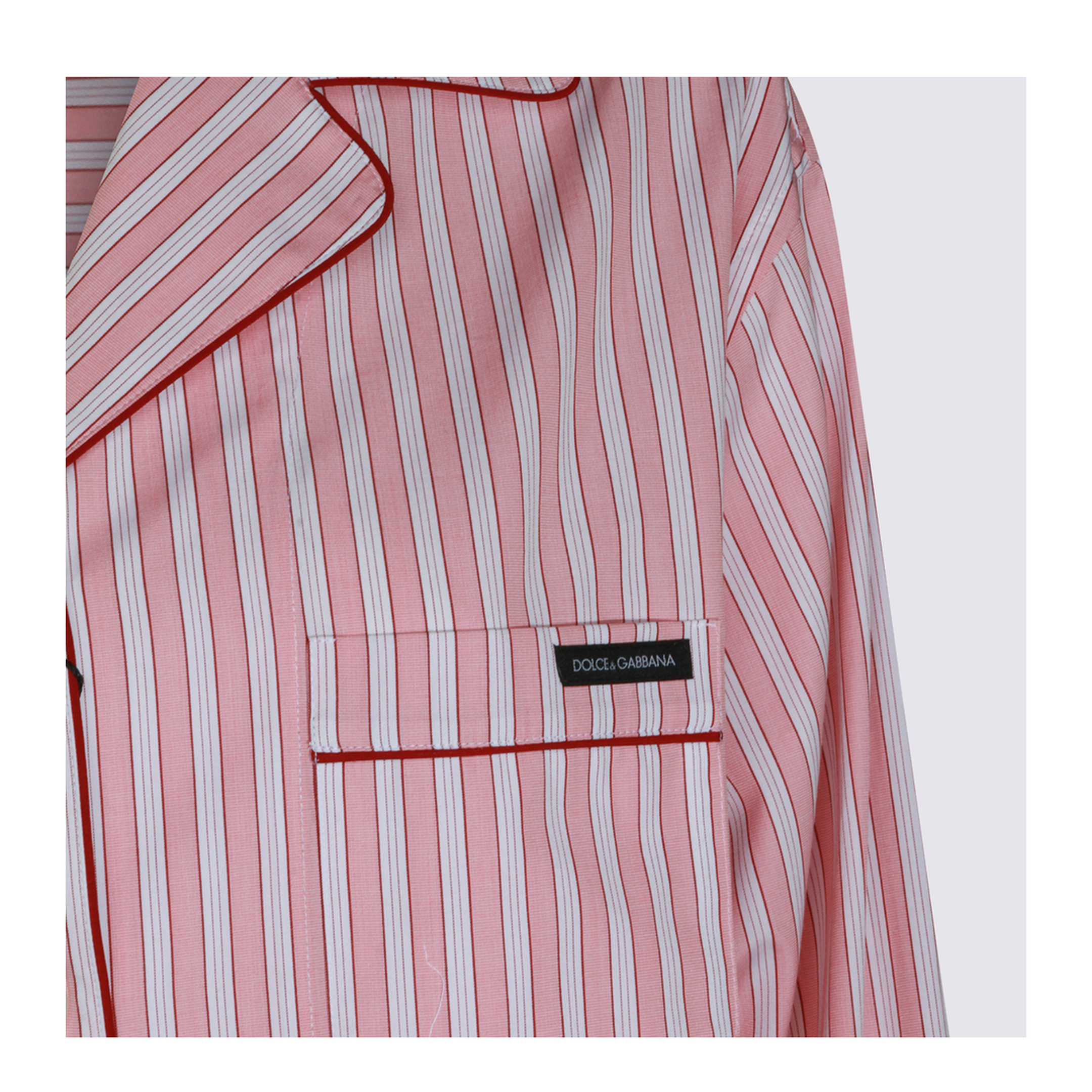 Striped Poplin Shirt In Multicolor