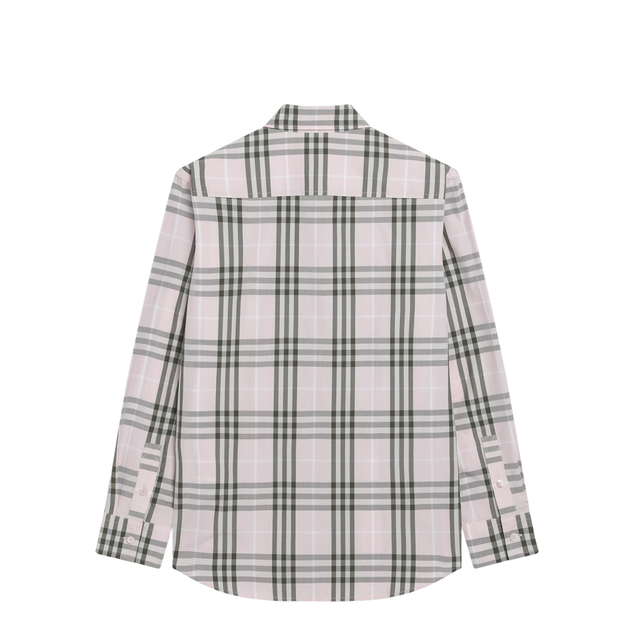 Pink Cotton Check Pattern Shirt