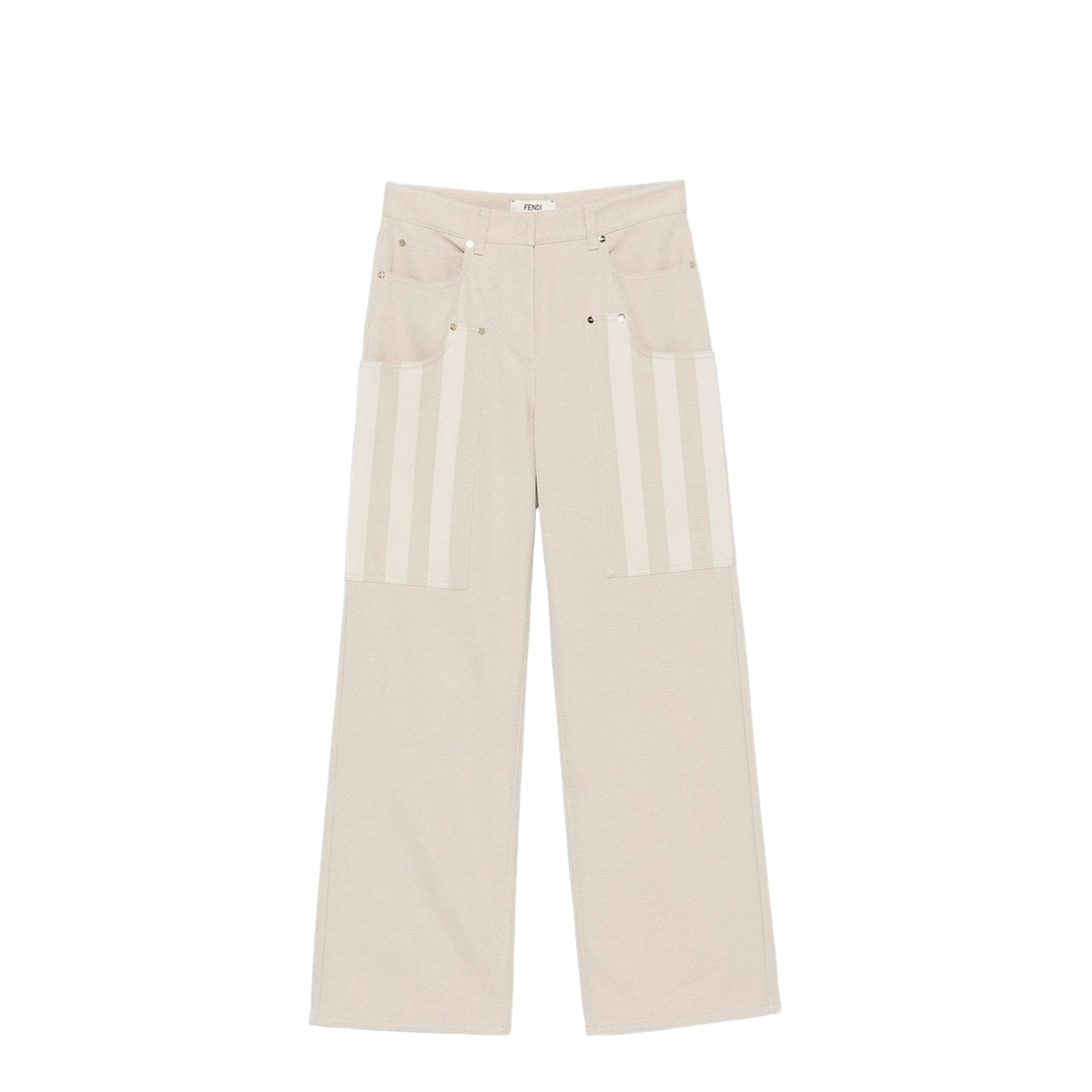 MAYFEYR - Fendi - Pequin Drill Trousers - FLP900AW8I