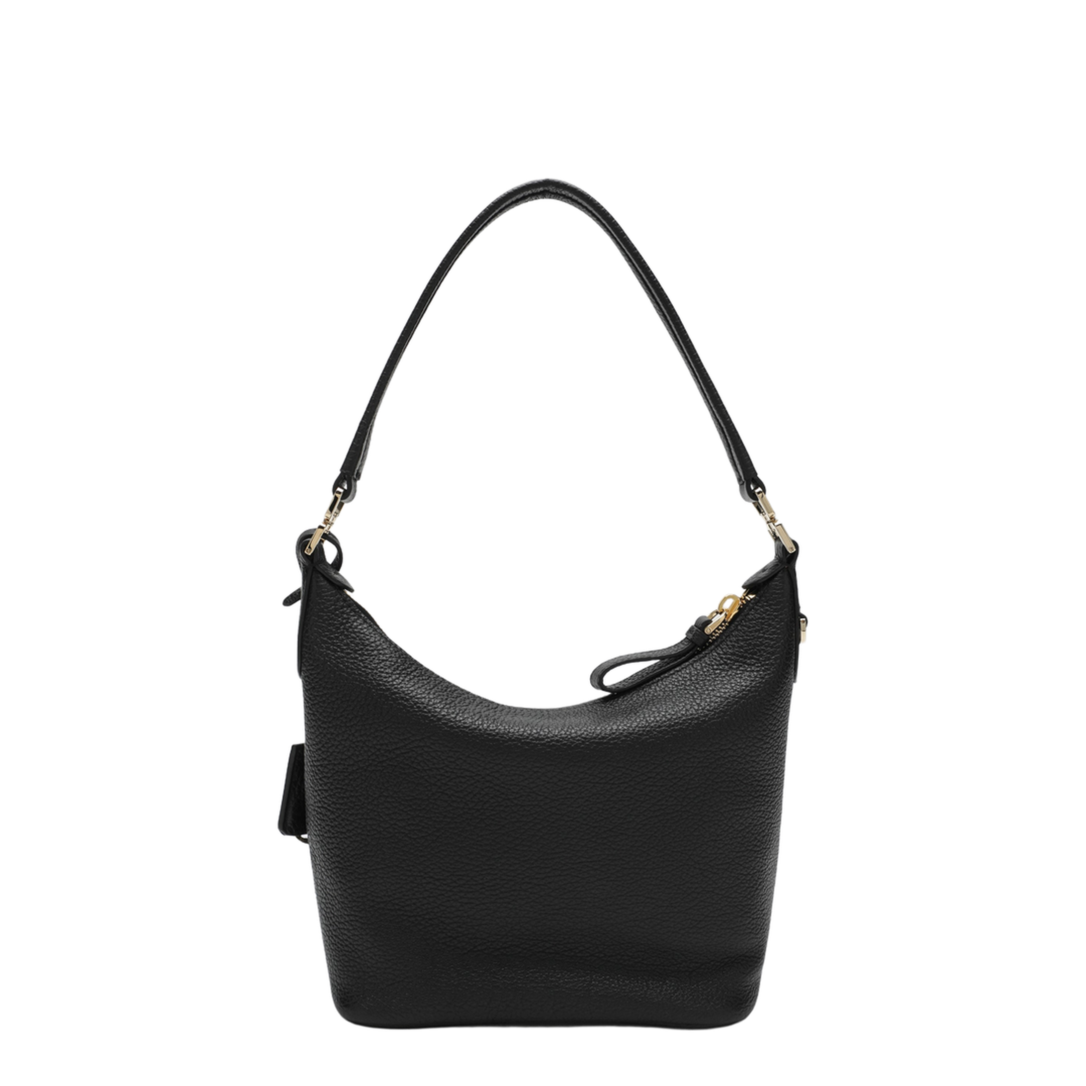 MAYFEYR - Prada - Small Black Leather Hobo Bag - 1BC278ONO2DKVF0632