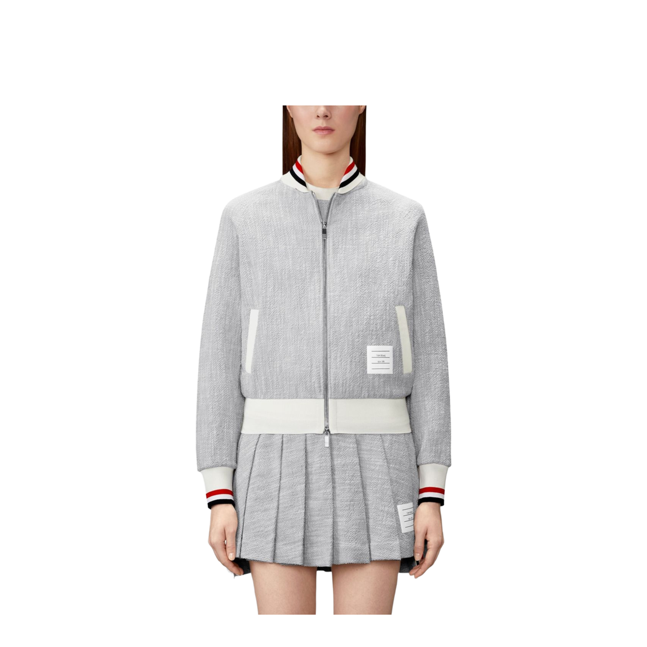 MAYFEYR - Thom Browne - Coats Light Grey - FJT436AJ0194055