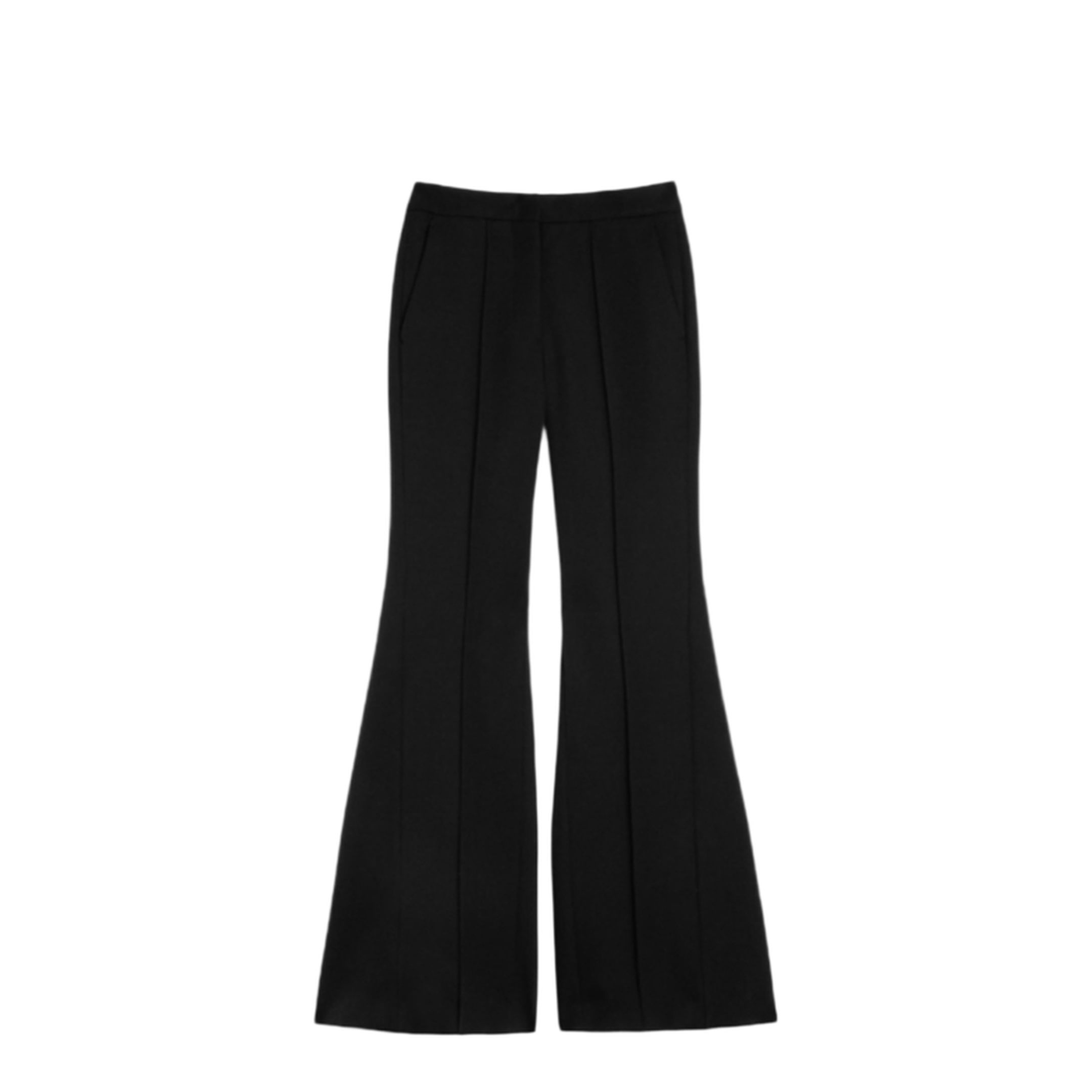 Wool Flared Trousers