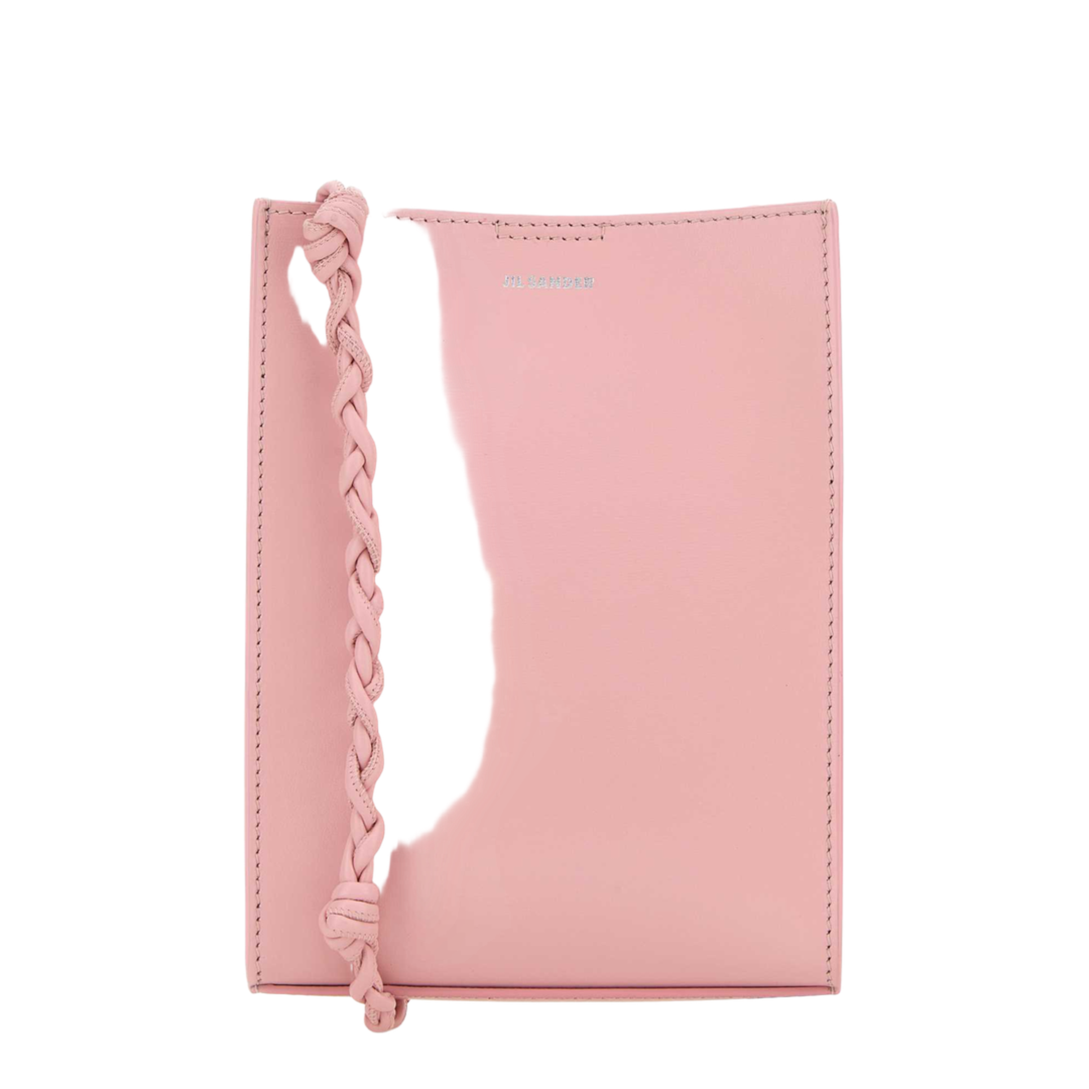 Tangle Small Leather Crossbody Bag - Neon Rose
