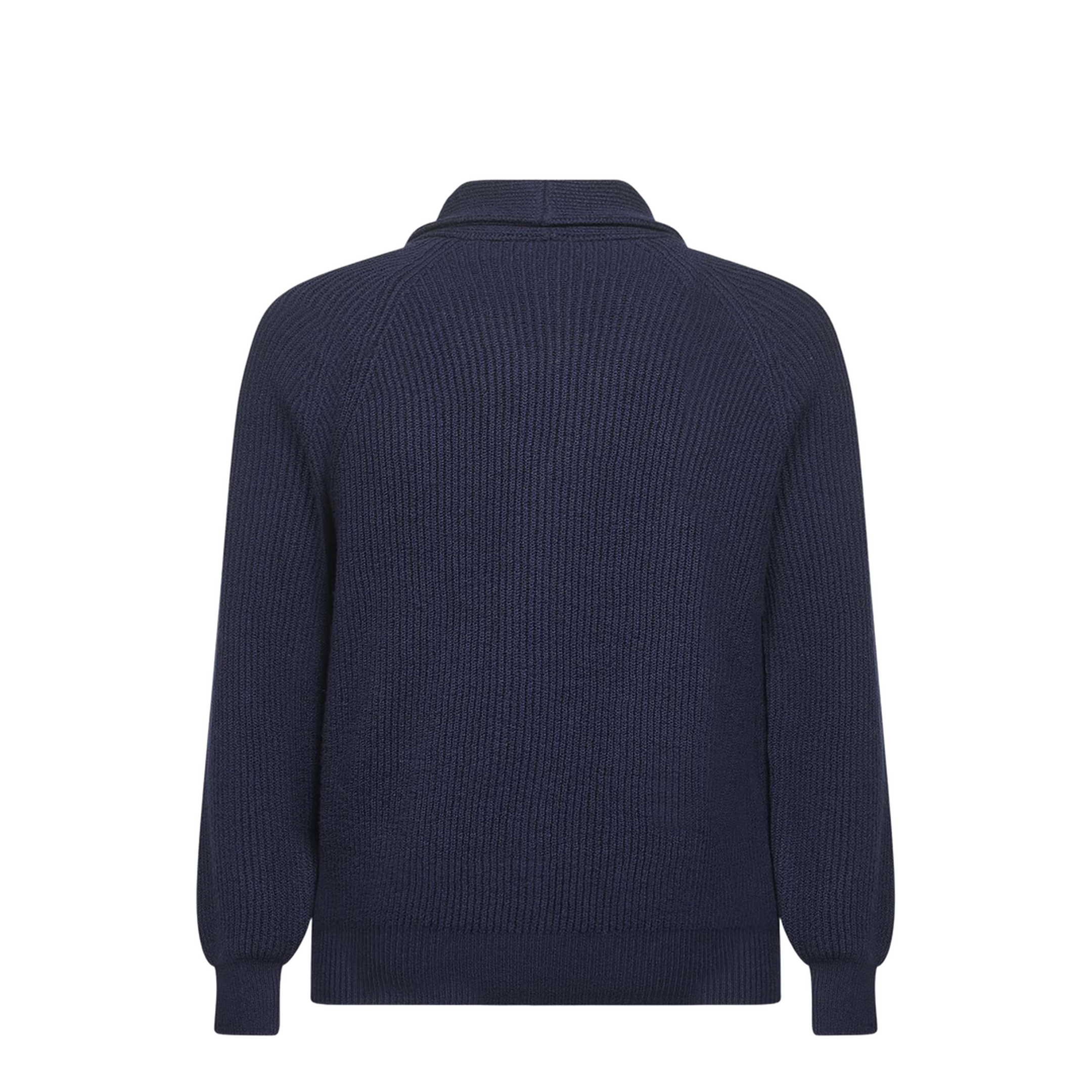 Long Sleeve Cardigan Navy Blue