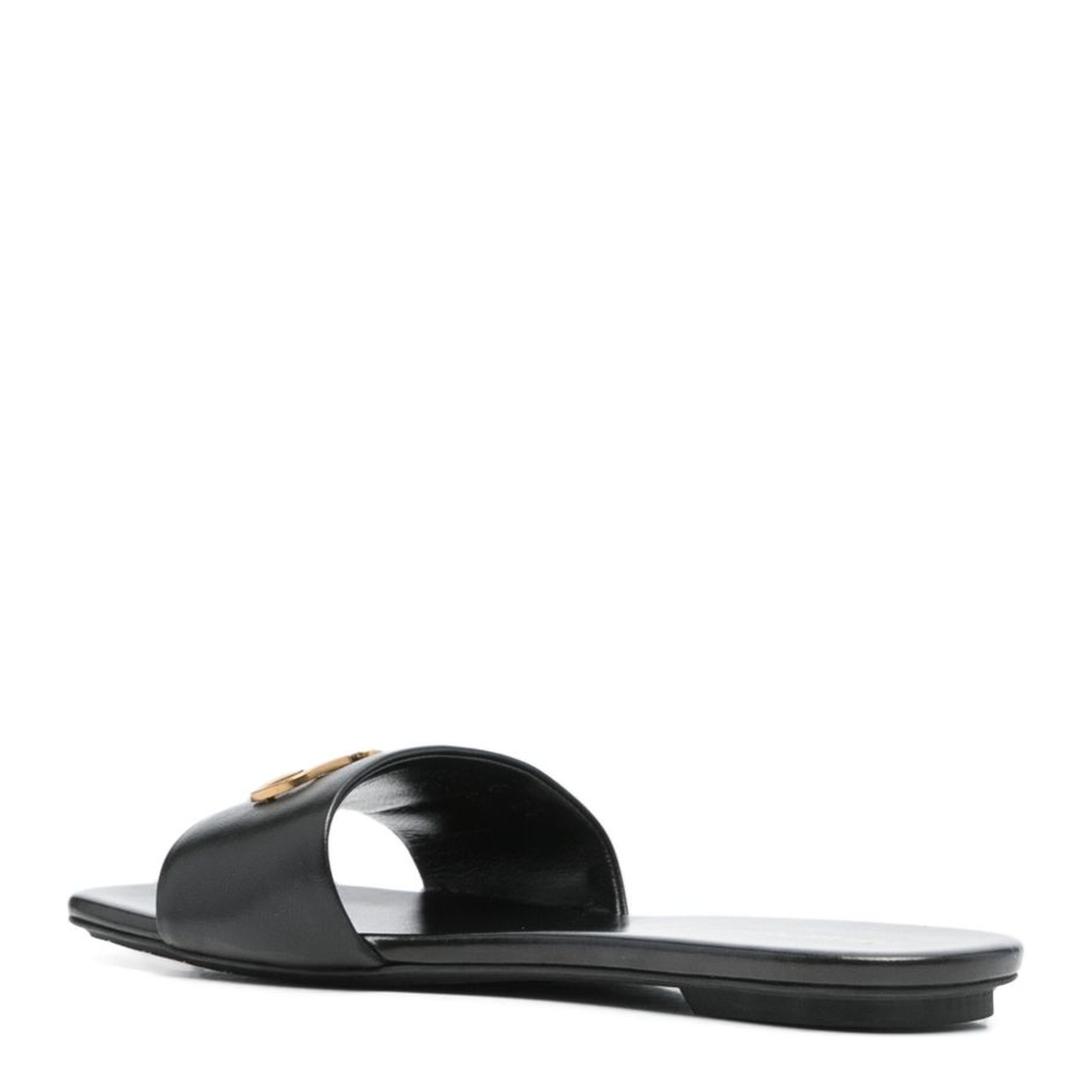 Nappa-leather Sandals with Eagle Plate