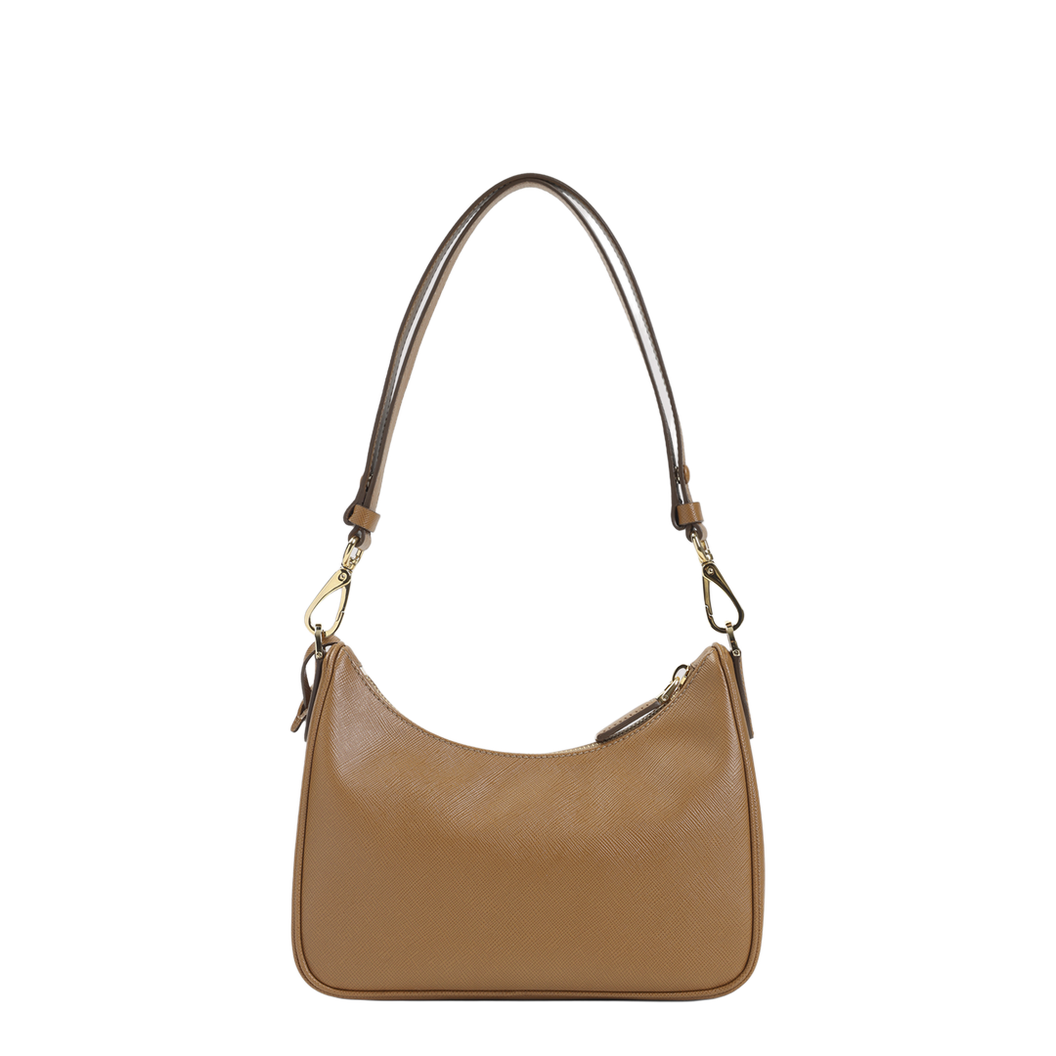 Caramel Leather Mini Re-Edition Shoulder Bag