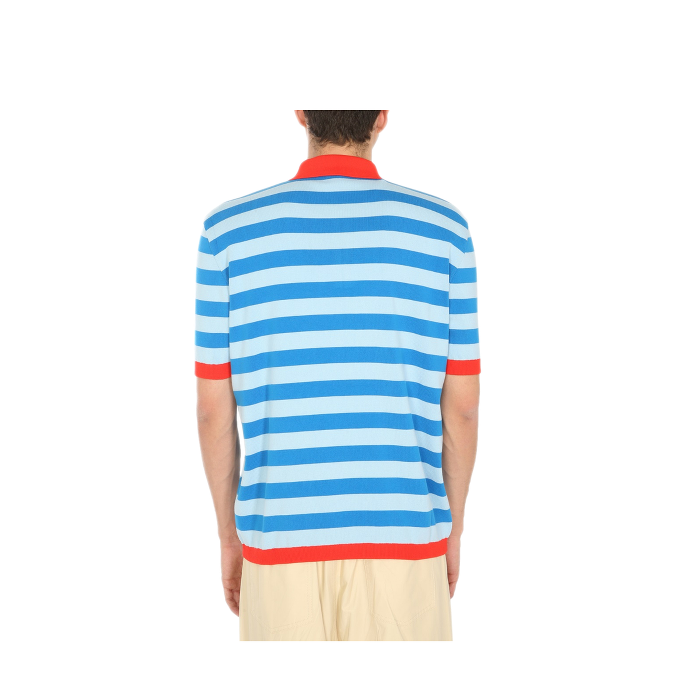 MAYFEYR - Sunnei - Knitted Polo - PSS02TURQOISELIGHTBL