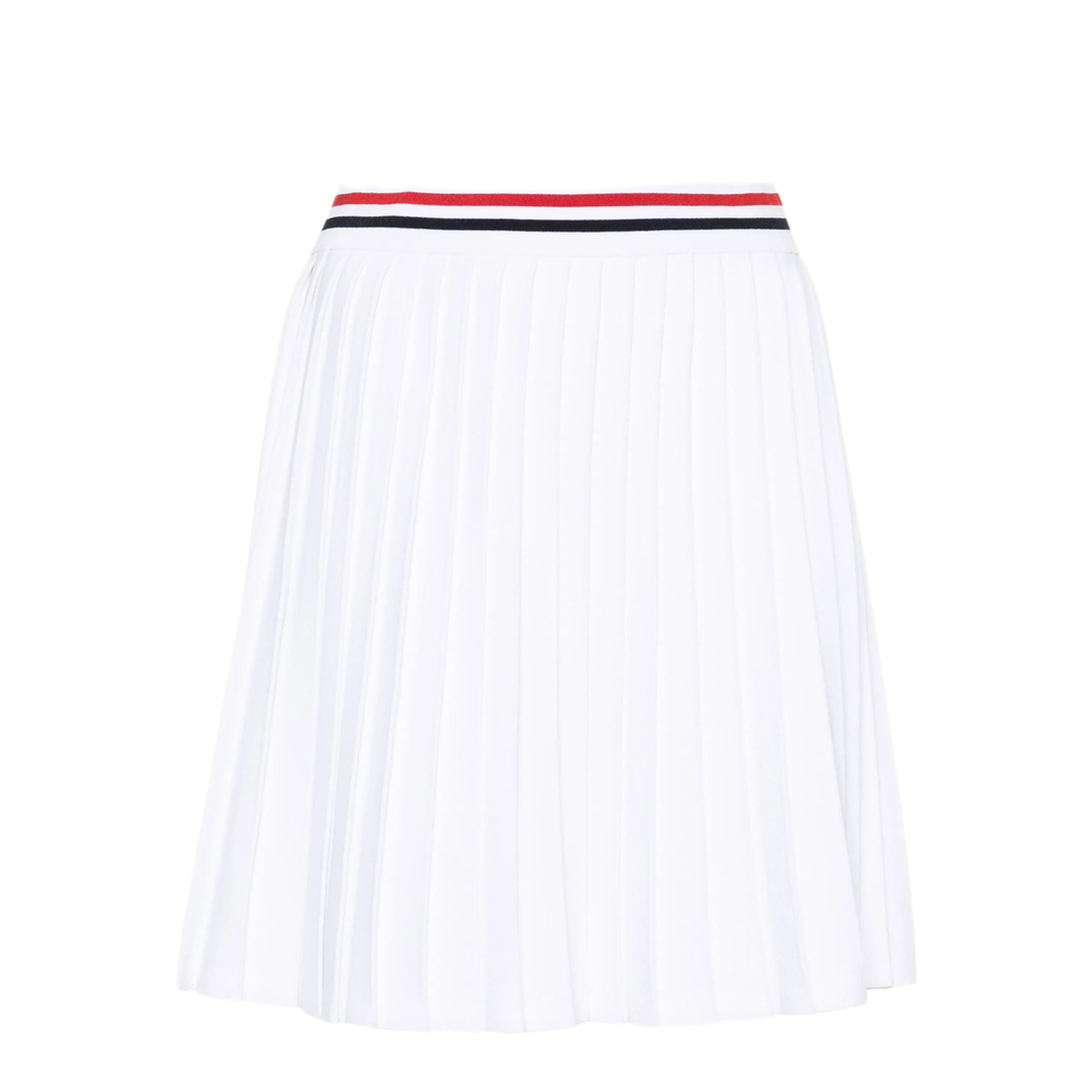 MAYFEYR - Thom Browne - Rwb-Stripe Pleated Miniskirt - FKK139AY5502100